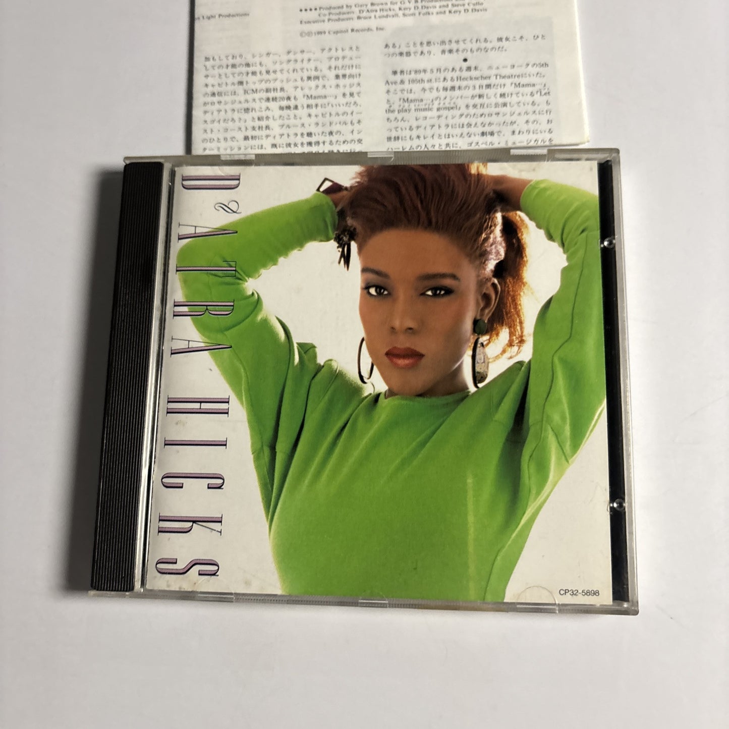 D'Atra Hicks – D'Atra Hicks (CD, 1989) cp32-5898 Japan