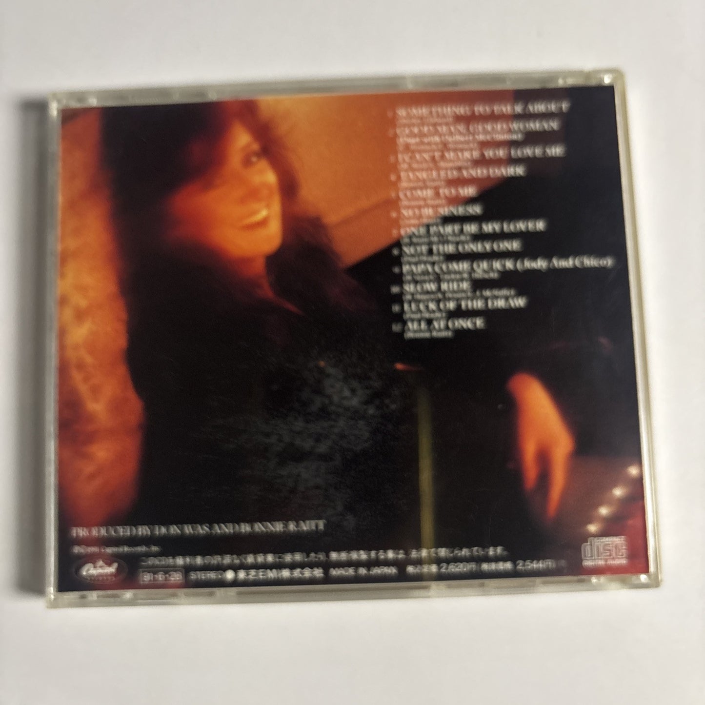 Bonnie Raitt – Luck Of The Draw (CD, 1991) tocp-6717 Japan