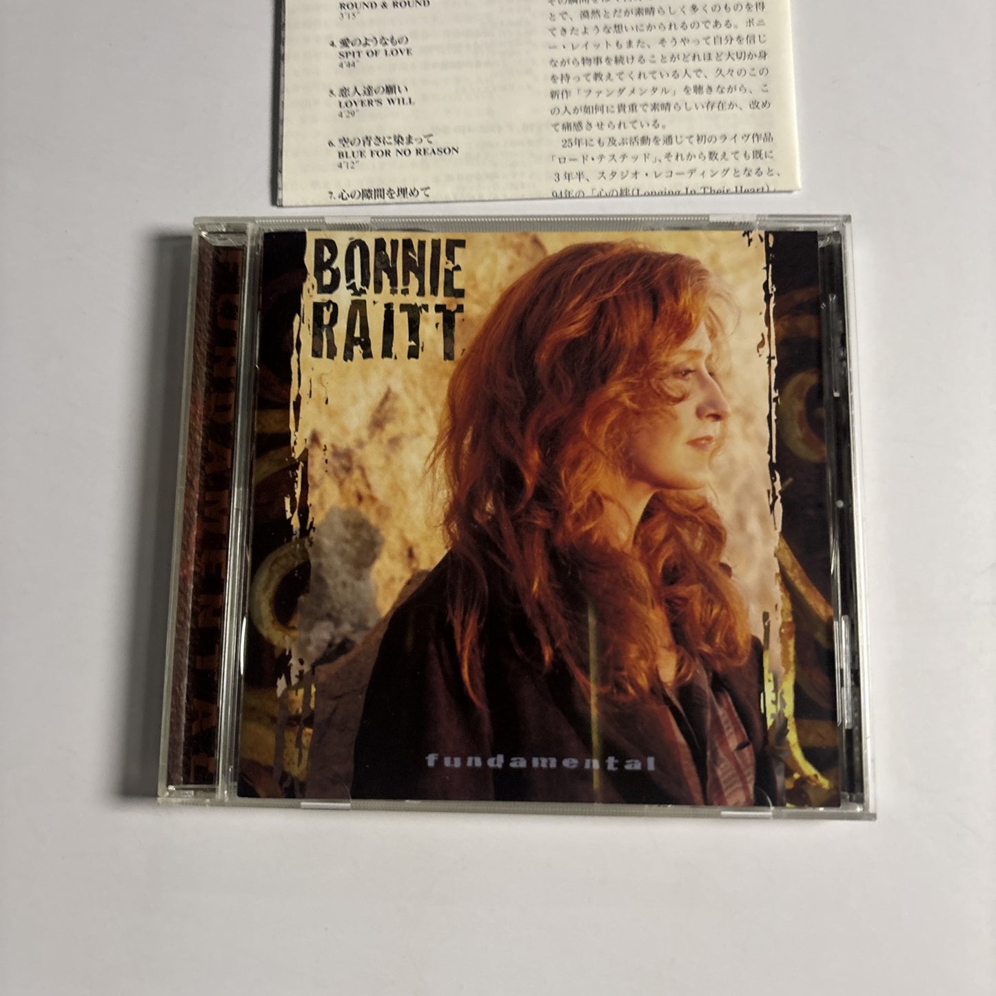Bonnie Raitt – Fundamental (CD, 1998) tocp-50472 Japan