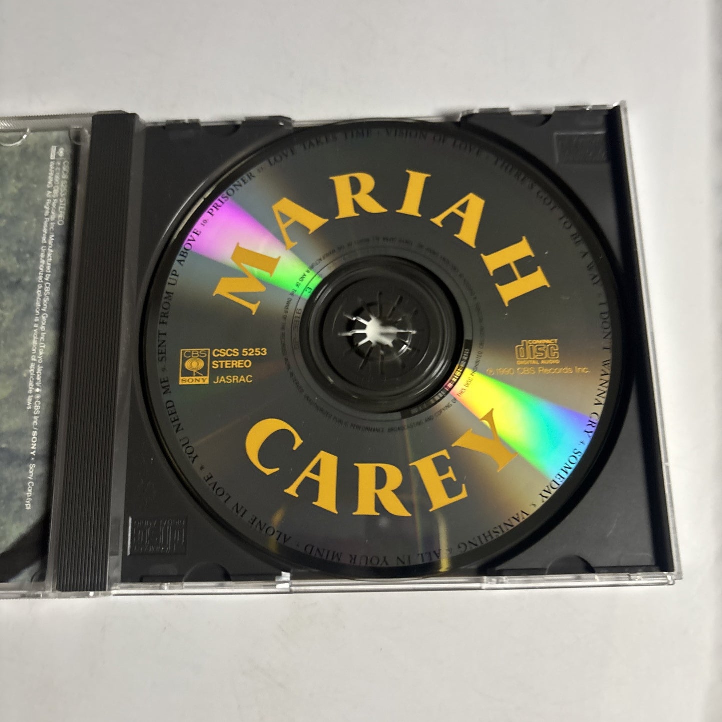 Mariah Carey – Mariah Carey (CD, 1990) cscs-5253 Japan