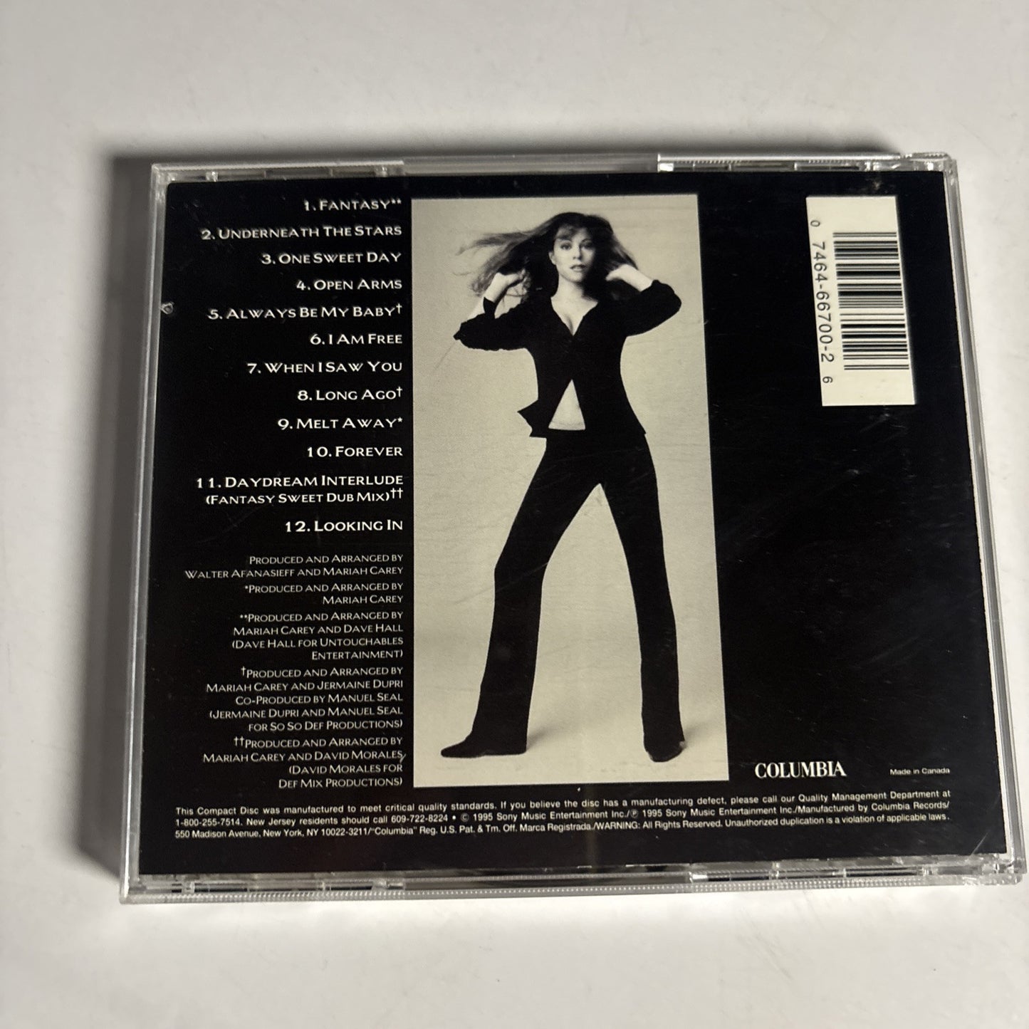 Mariah Carey – Daydream (CD, 1995) CK 66700