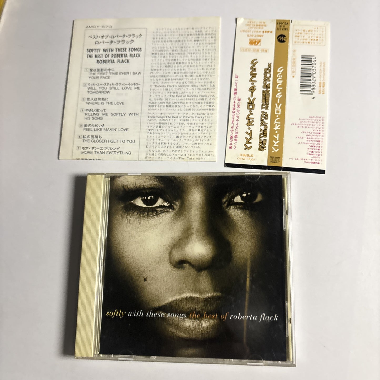 Roberta Flack – Softly With These Songs The Best Of Roberta Flack CD 1993 Japan