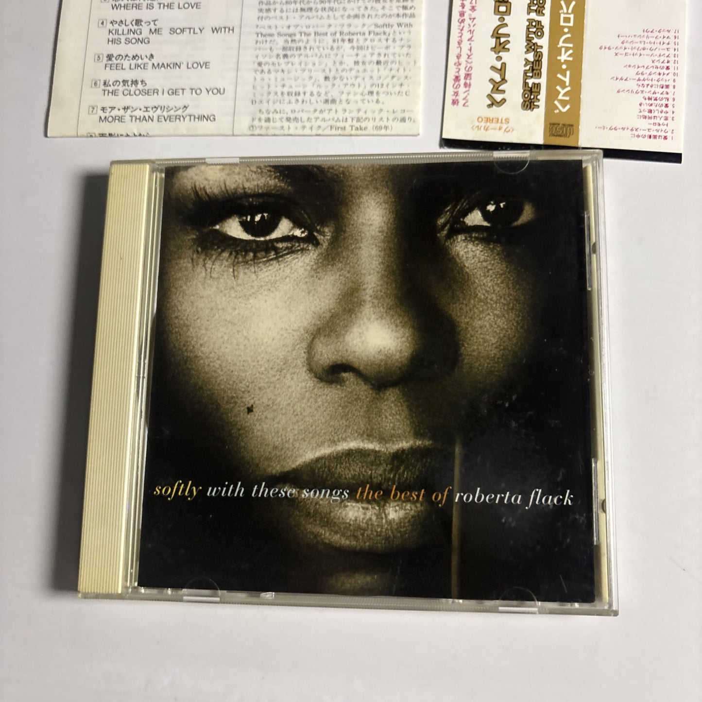 Roberta Flack – Softly With These Songs The Best Of Roberta Flack CD 1993 Japan