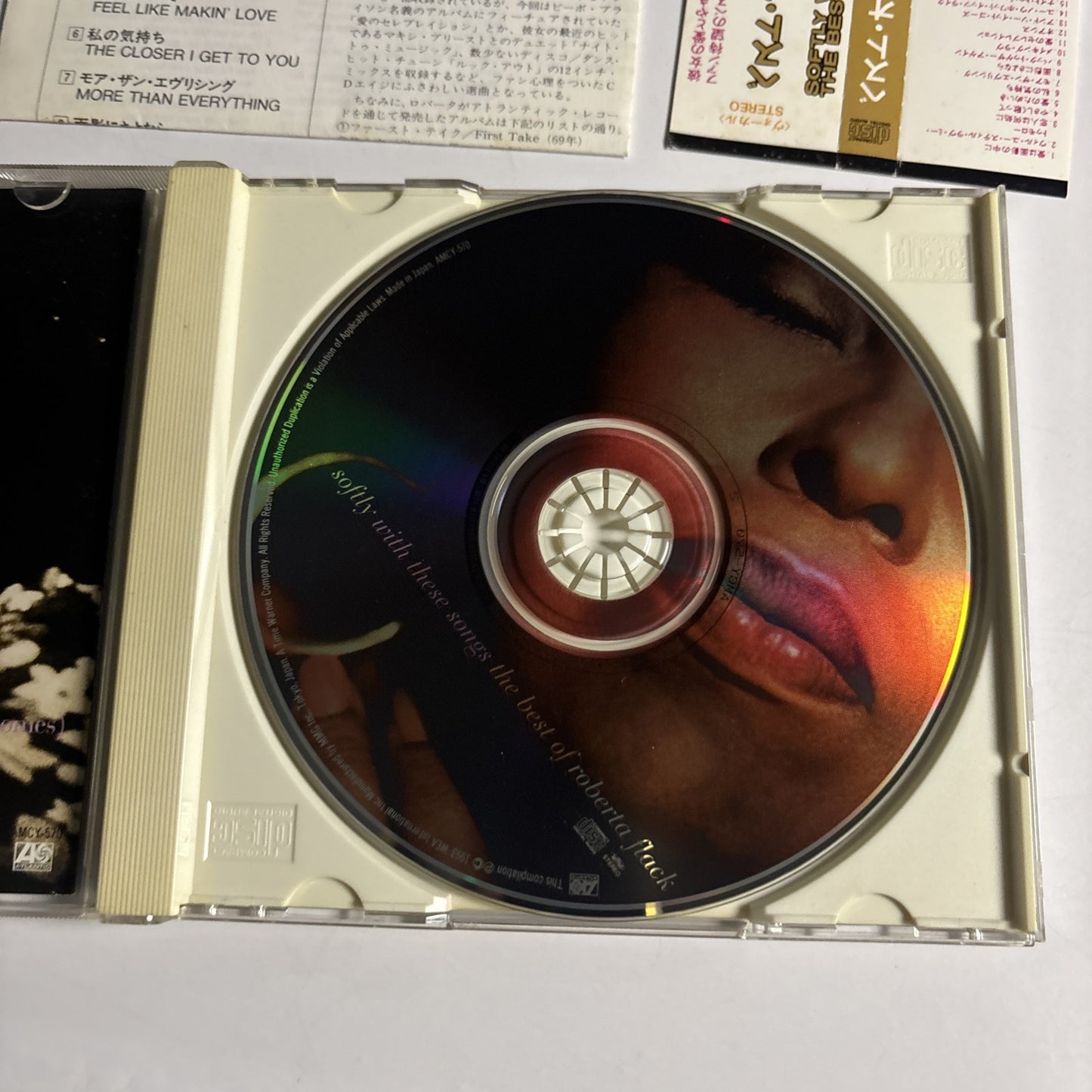 Roberta Flack – Softly With These Songs The Best Of Roberta Flack CD 1993 Japan