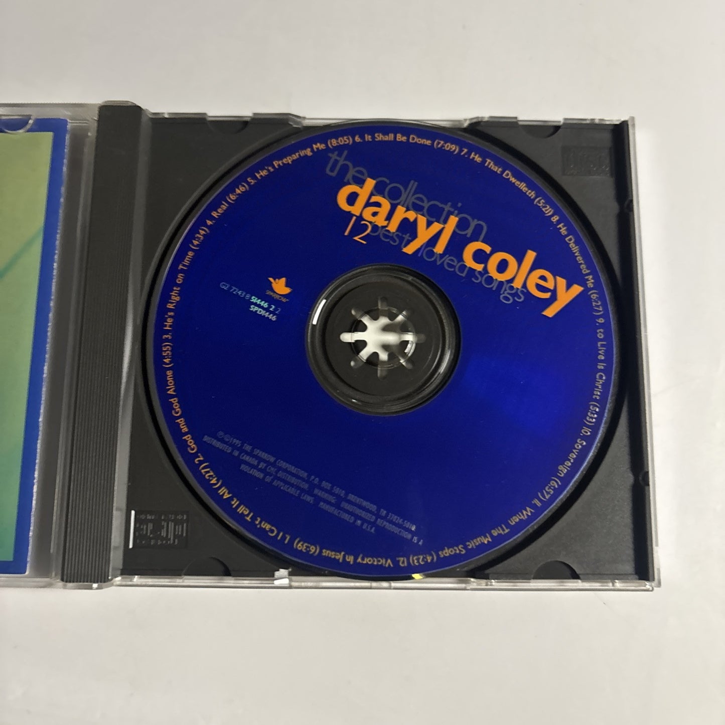 Daryl Coley – The Collection Daryl Coley 12 Best Loved Songs (CD, 1995) SPD1446