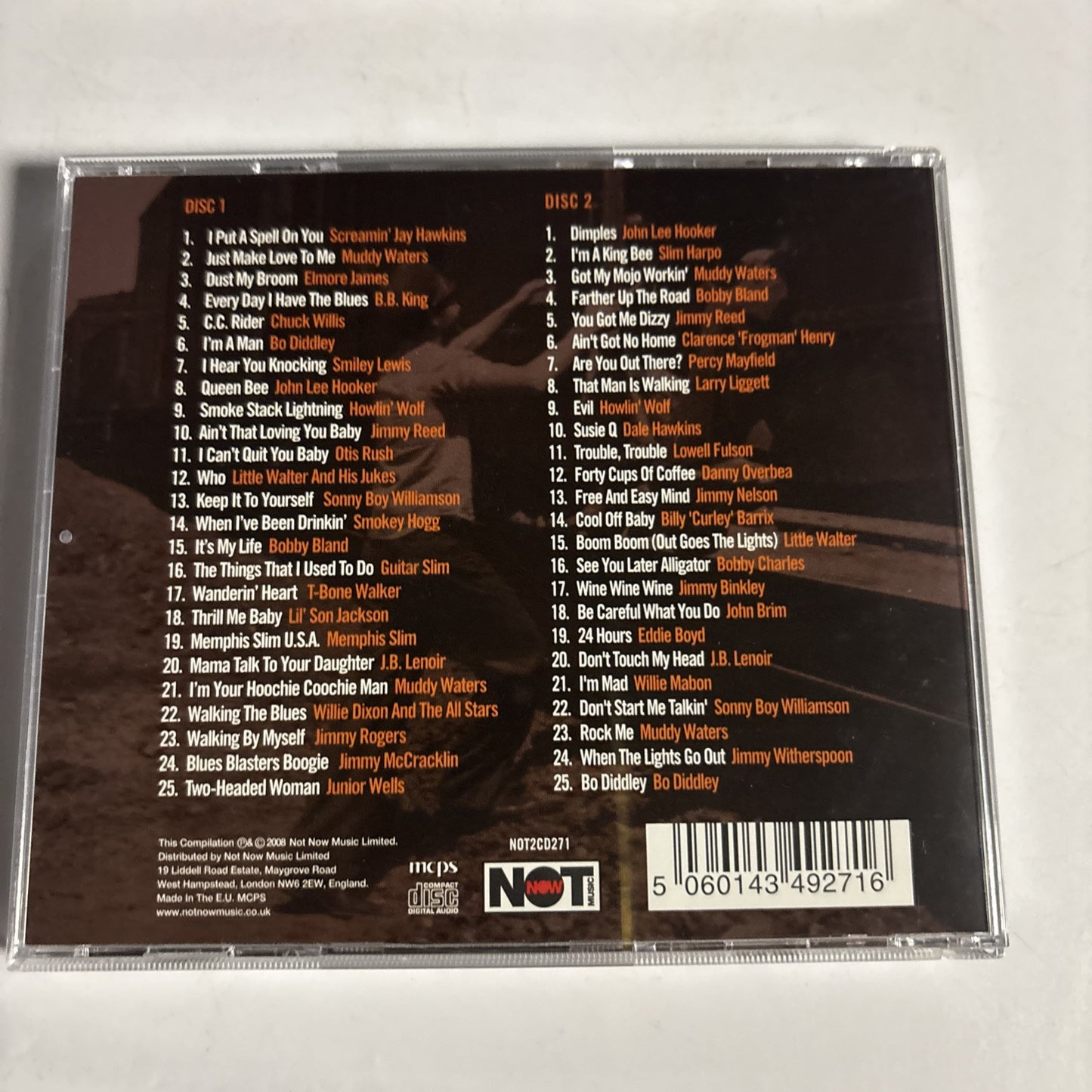 Various - Essential Blues Anthology (CD, 2008, 2-Disc) NOT2CD271