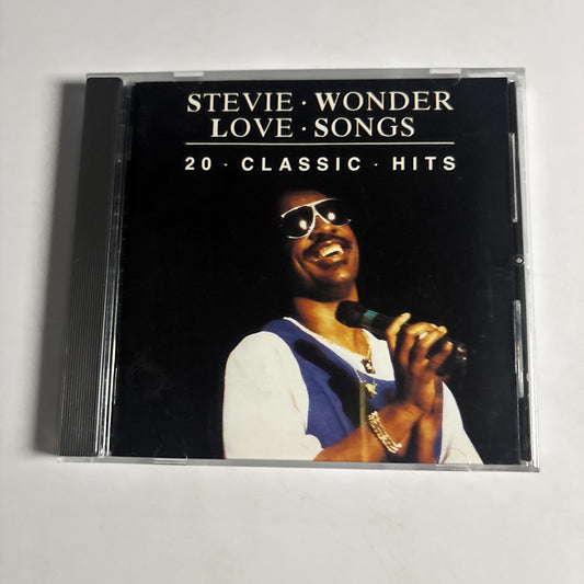 Stevie Wonder – Love Songs - 20 Classics Hits (CD, 1994) poct-1545 Japan