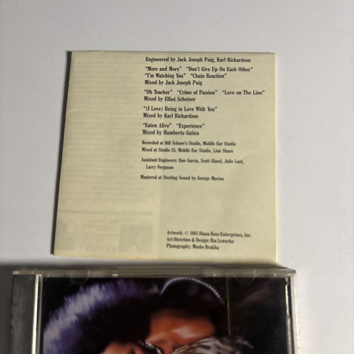 Diana Ross – Eaten Alive (CD, 1985) cp32-5083 Japan