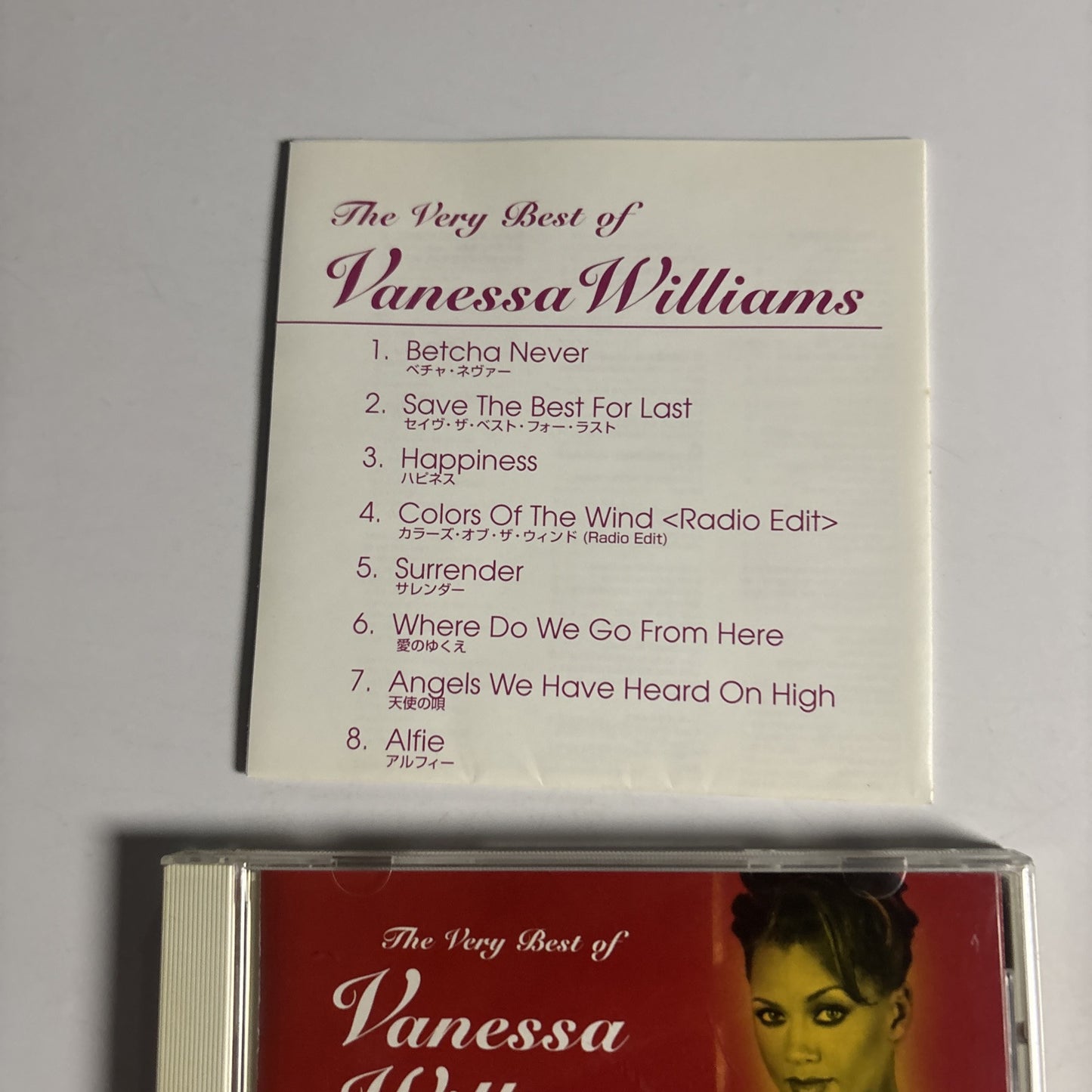 Vanessa Williams – The Very Best Of Vanessa Williams (CD, 1998) phcr-80 Japan