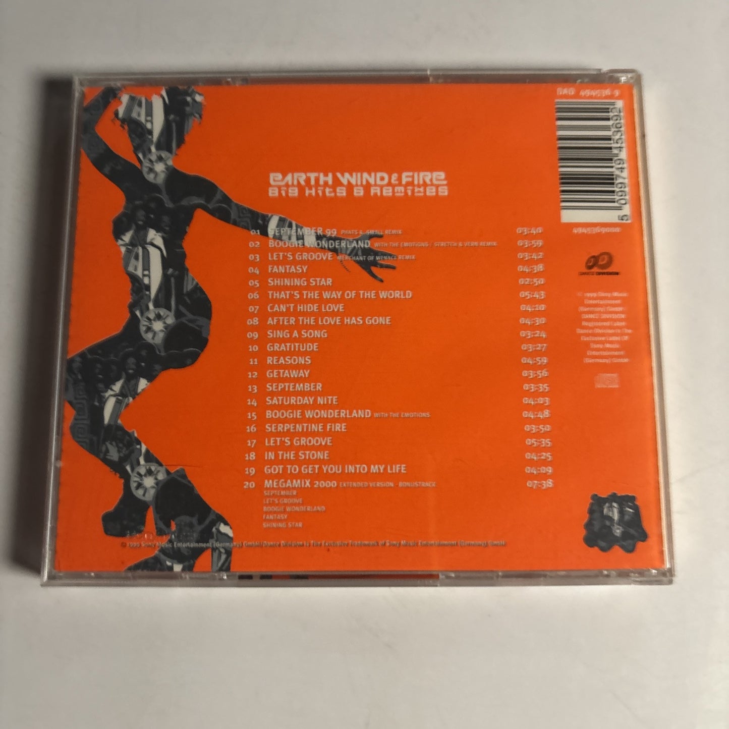Earth, Wind & Fire – Big Hits & Remixes (CD, 1999) DAD 494536 9