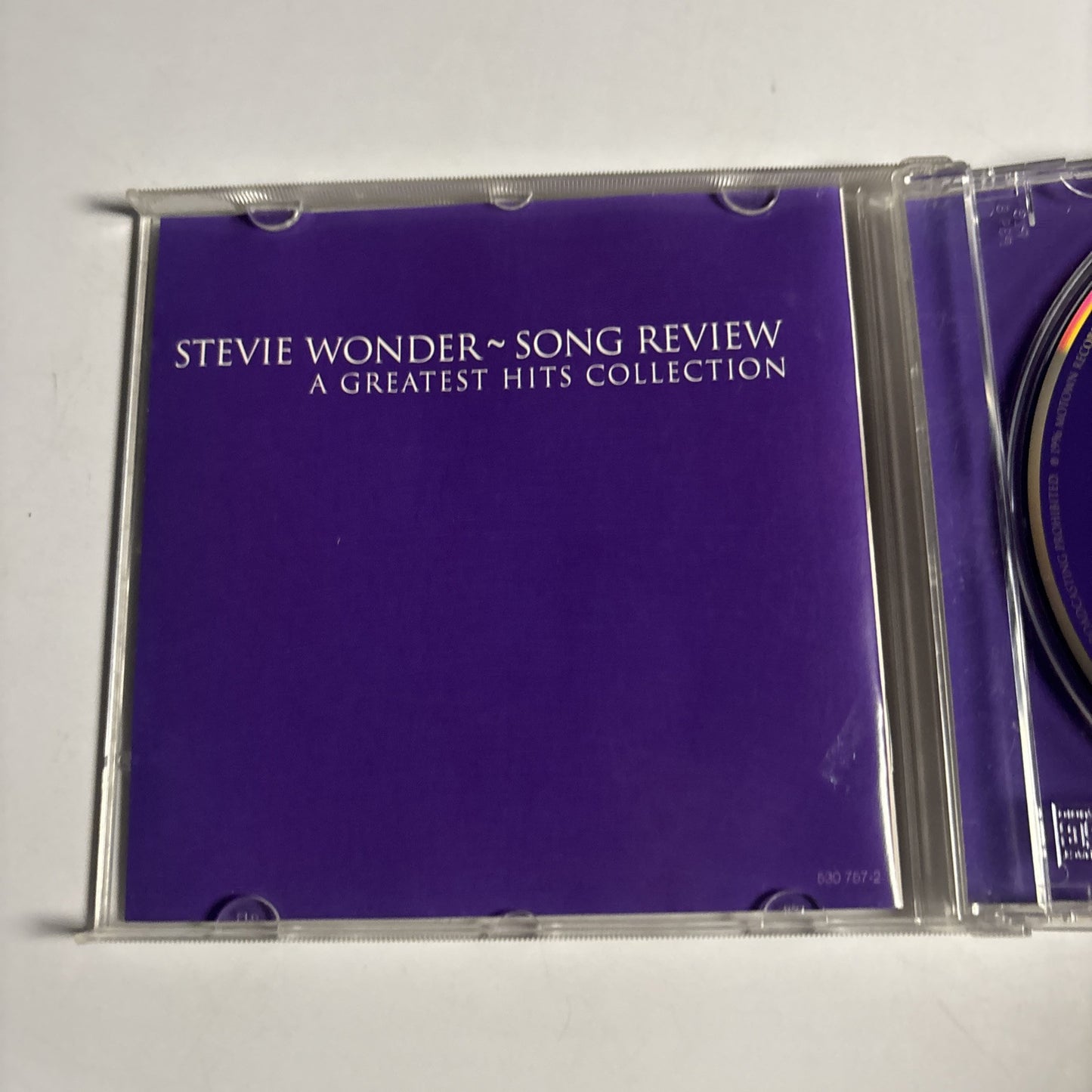Stevie Wonder – Song Review (A Greatest Hits Collection) (CD, 1996) 530 757-2