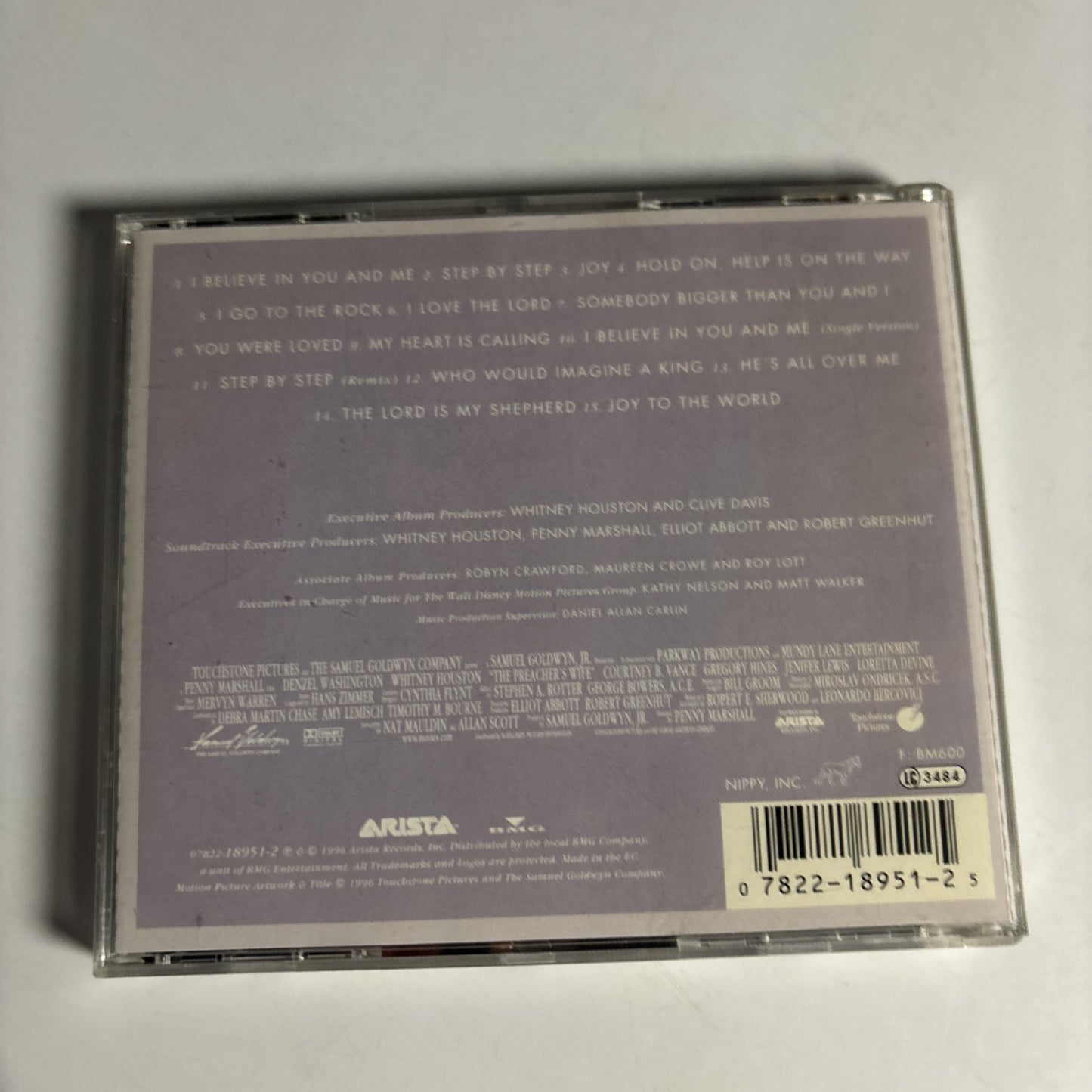 Whitney Houston – The Preacher's Wife CD 1996 Japan 3D cover