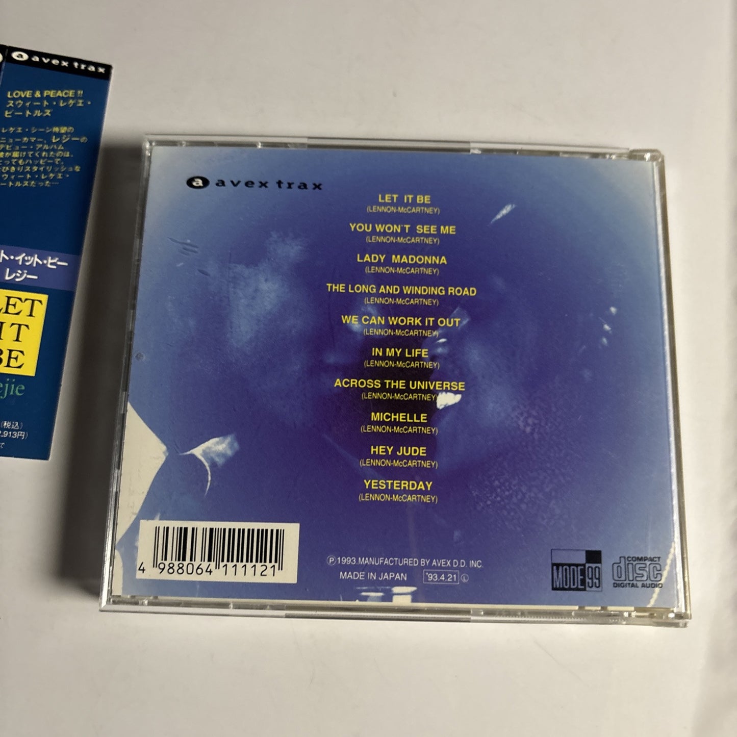 Rejie – Let It Be (CD, 1993) AVCD-11112 Japan obi