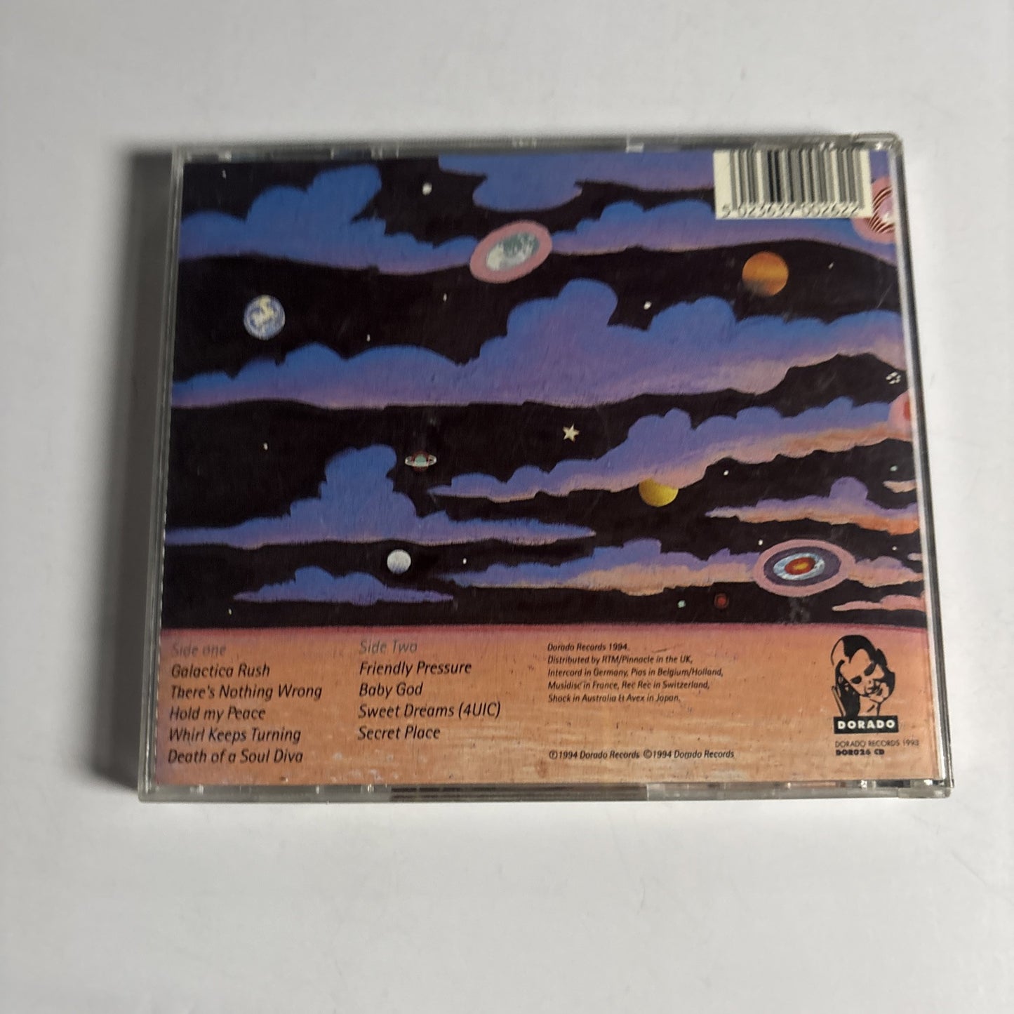 Jhelisa – Galactica Rush (CD, 1994) DOR026 CD