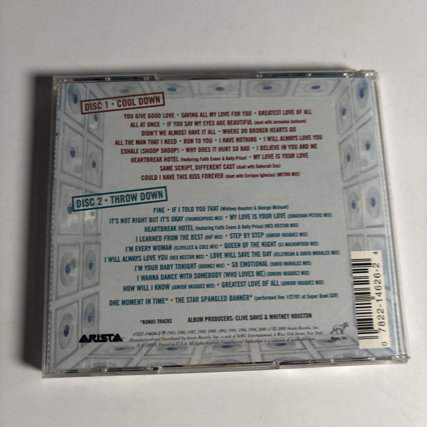 Whitney Houston – The Greatest Hits (CD, 2004, 2-Disc)