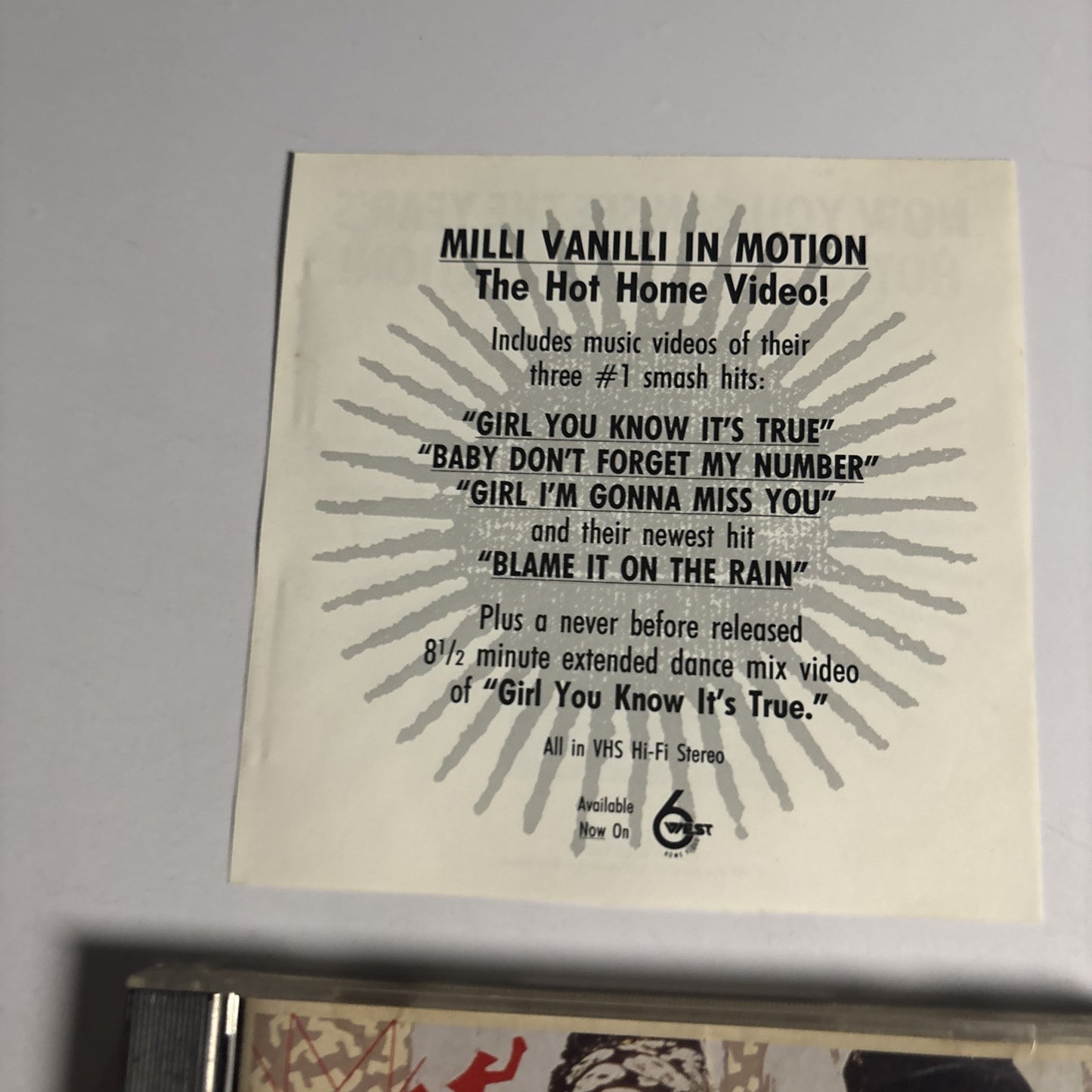 Milli Vanilli – Girl You Know It's True (CD, 1989) ARCD-8592