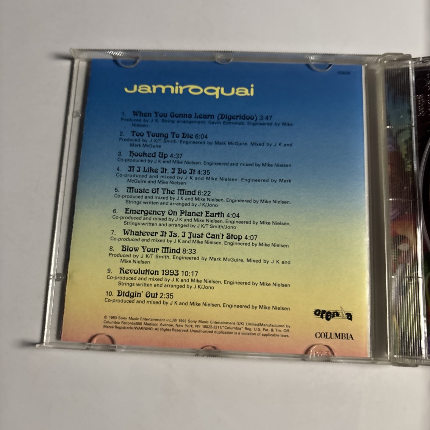 Jamiroquai – Emergency On Planet Earth (CD, 1993) CK 53825