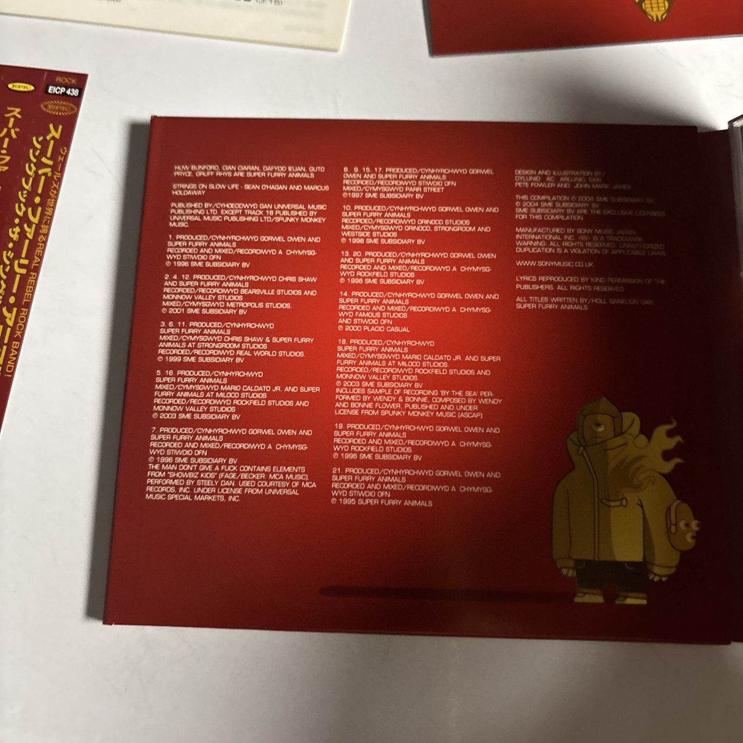 Super Furry Animals – Songbook (The Singles, Volume One) (CD, 2004) Japan Obi