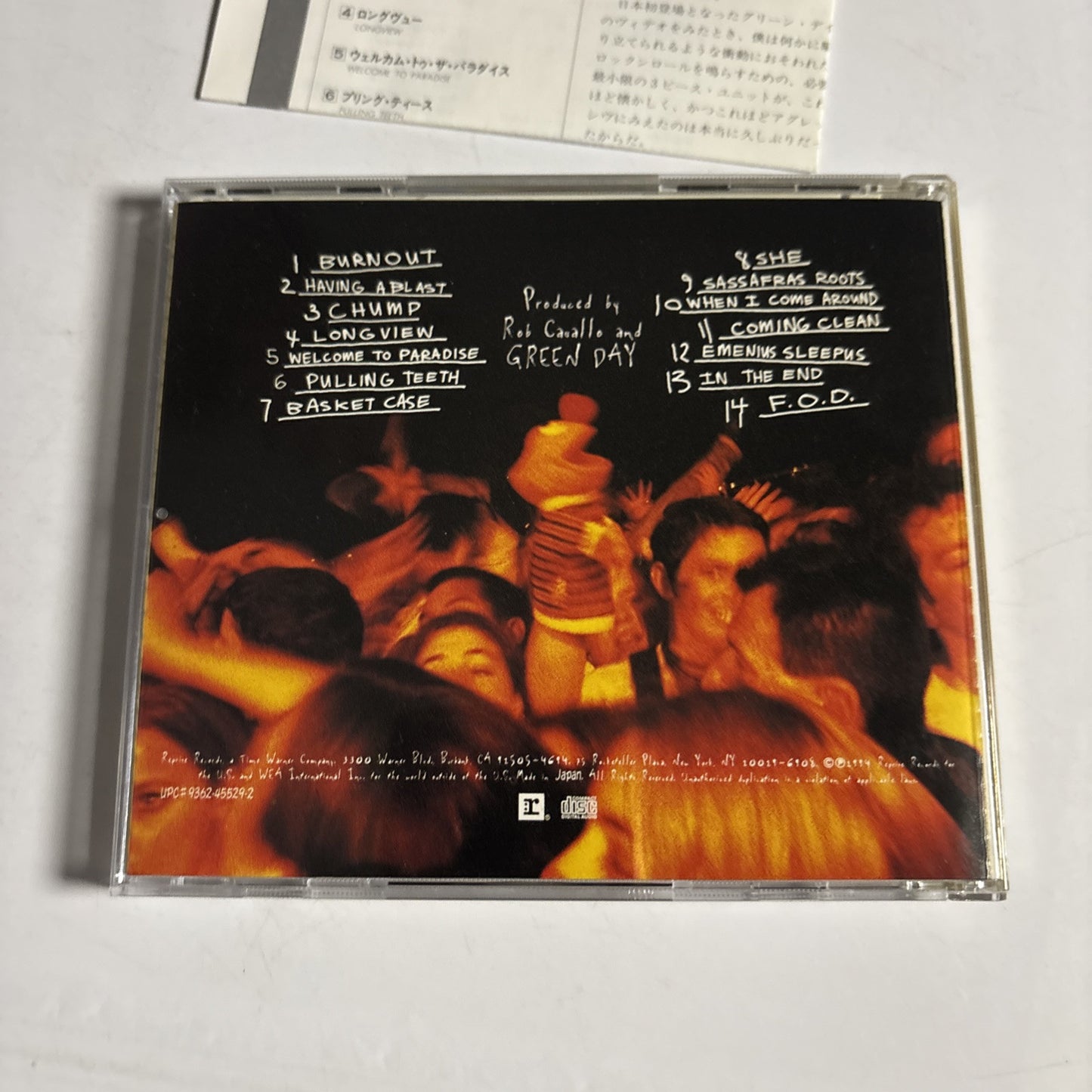 Green Day – Dookie (CD, 1997) Japan WPCR-1646