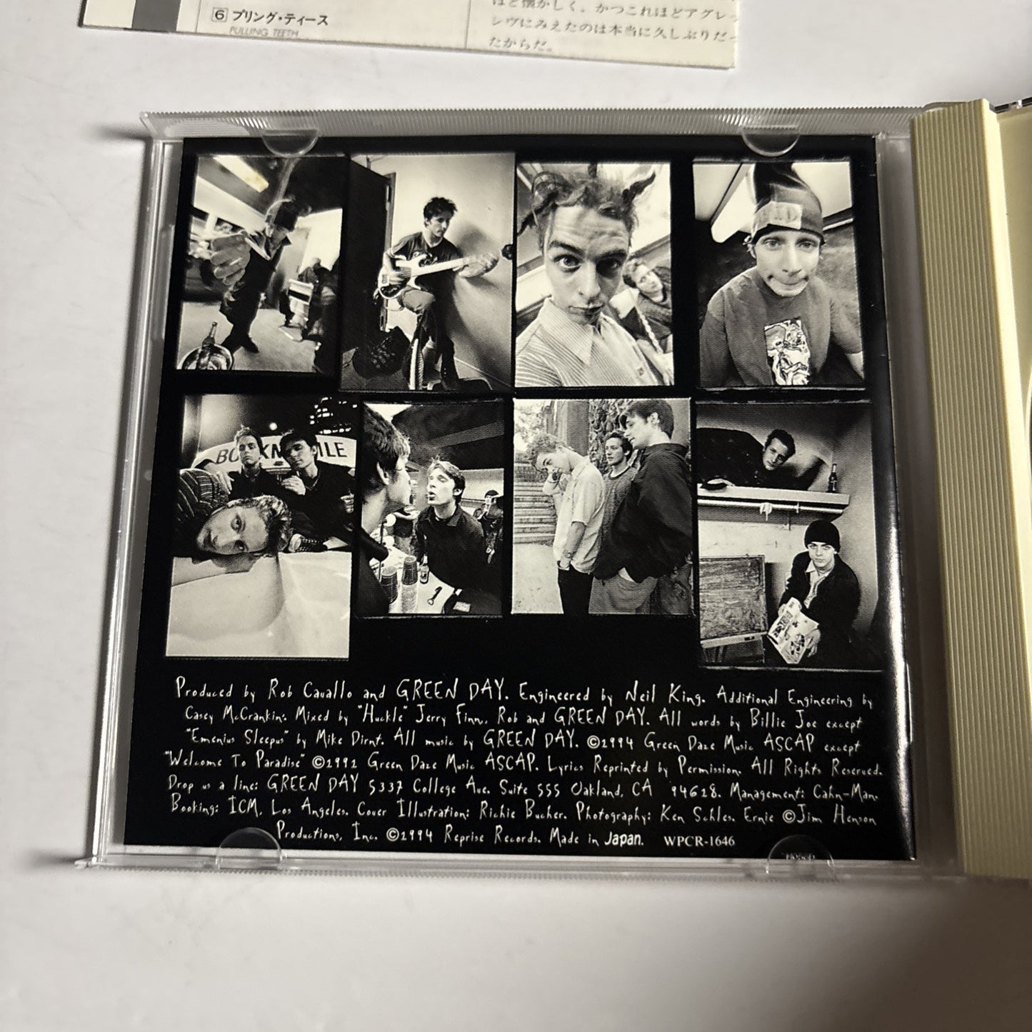 Green Day – Dookie (CD, 1997) Japan WPCR-1646
