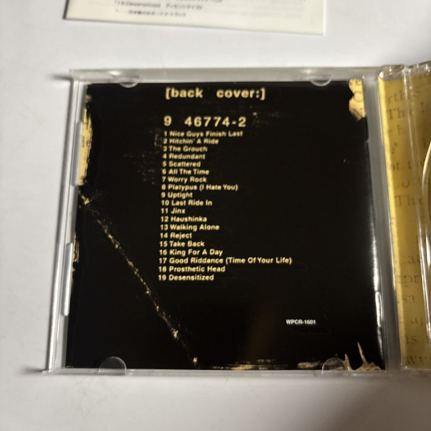 Green Day – Nimrod. (CD, HDCD, 1997) Japan Bonus Track, HDCD WPCR-1601