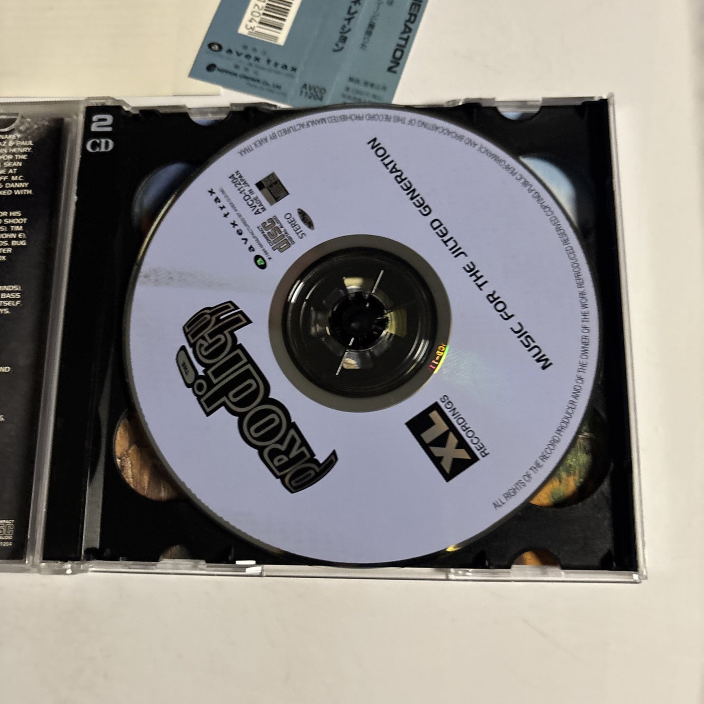 The Prodigy – Music For The Jilted Generation (CD, 1994, 2-Disc) Japan Bonus obi