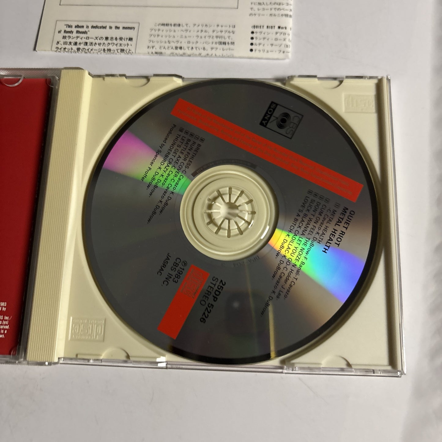 Quiet Riot – Metal Health (CD, 1983) Japan 25DP 5226