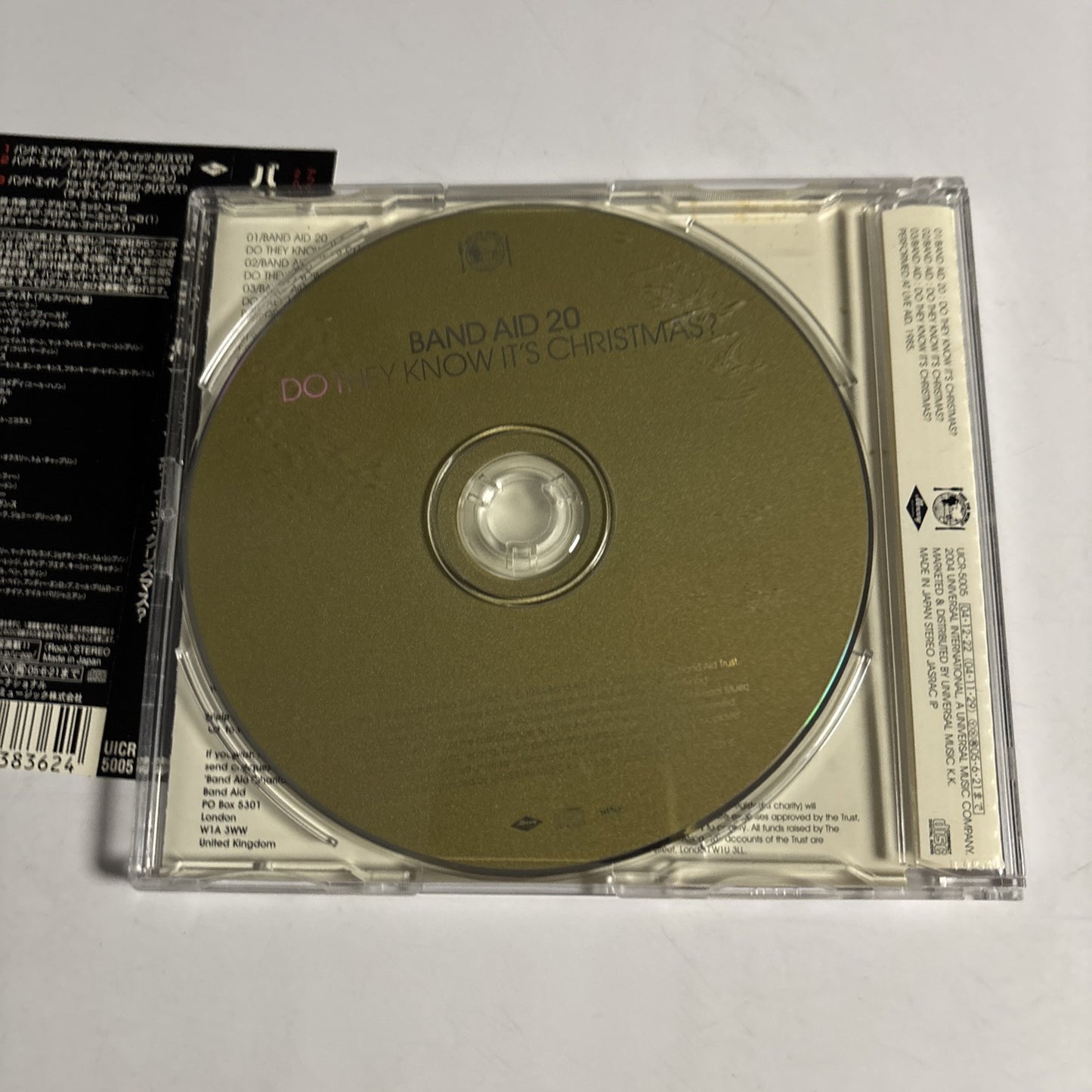 Band Aid 20 – Do They Know It's Christmas? (CD, 2004) Japan obi UICR-5005