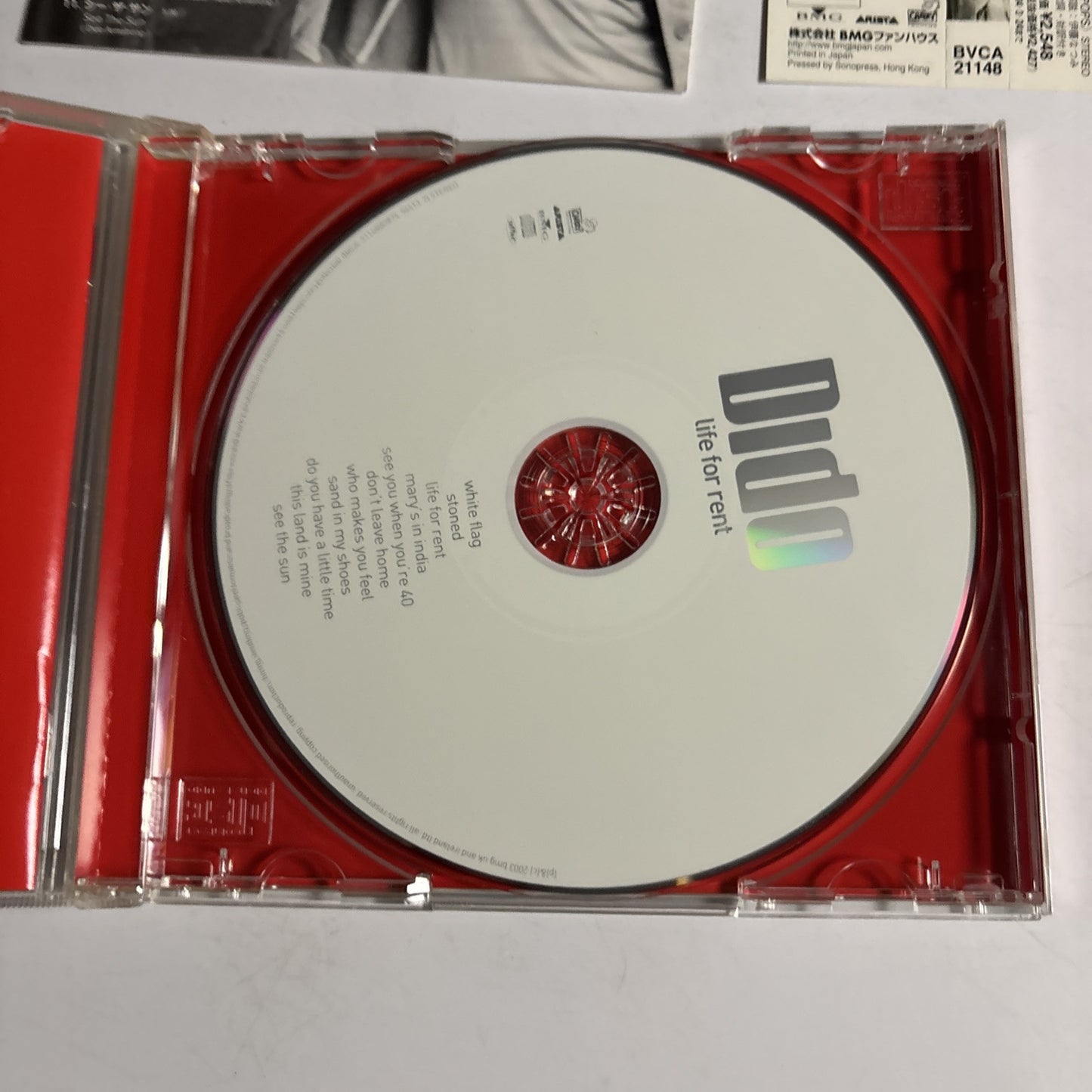 Dido – Life For Rent (CD, 2003) Japan Obi BVCA-21148