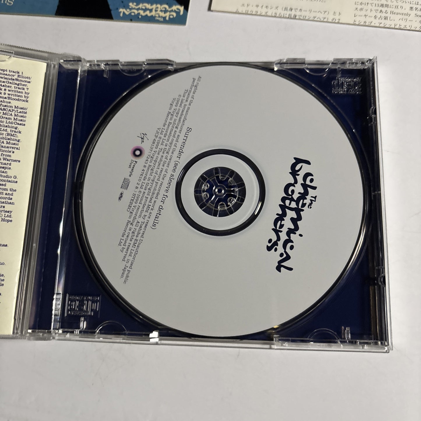 The Chemical Brothers – Surrender (CD, 1999) Japan Sticker VJCP-68137