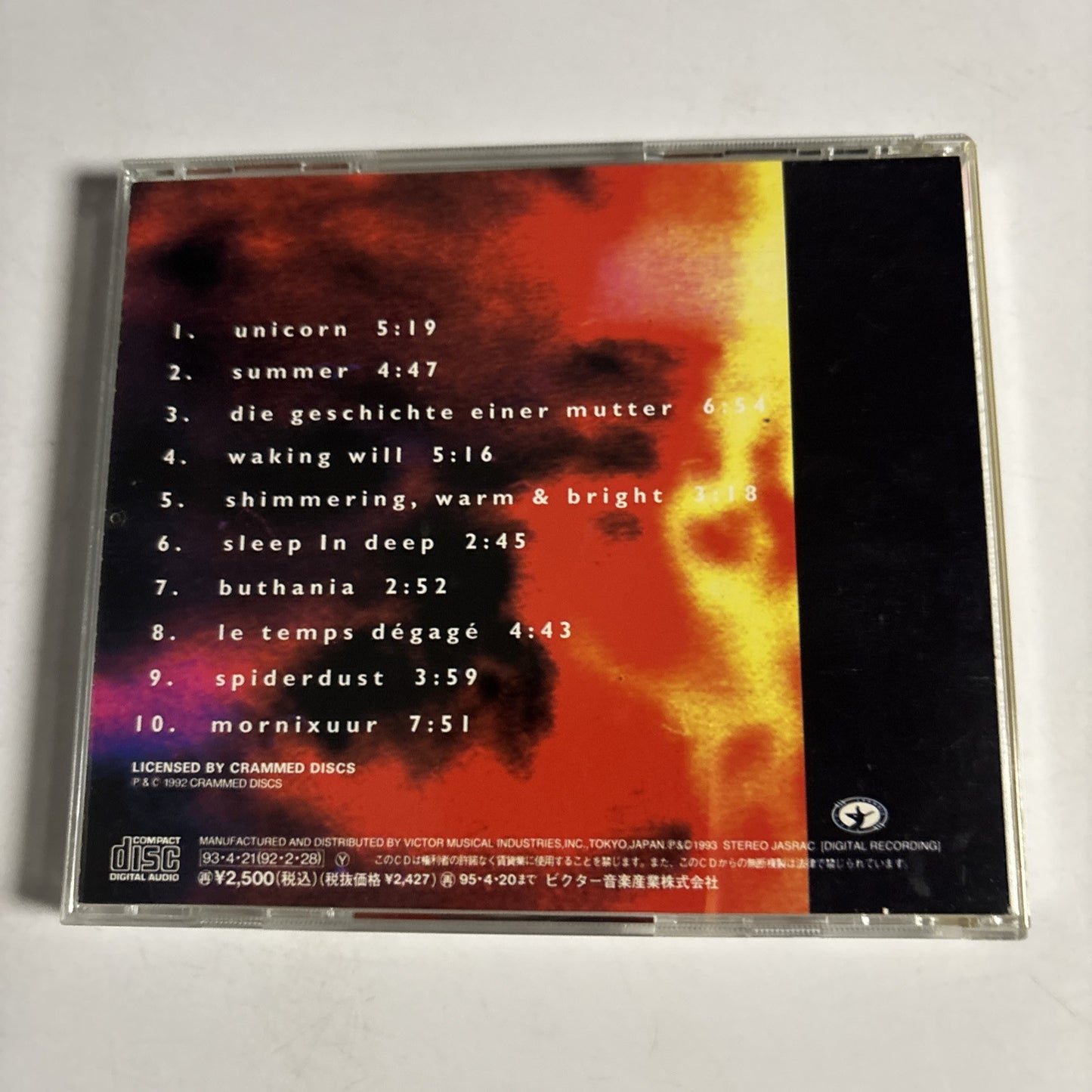 Bel Canto – Shimmering, Warm & Bright (CD, 1993) Japan VICP-5245