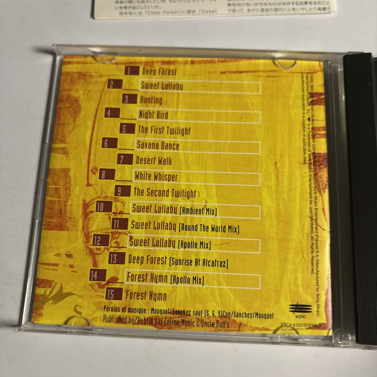 Deep Forest – World Mix (CD, 1994) Japan ESCA 6122
