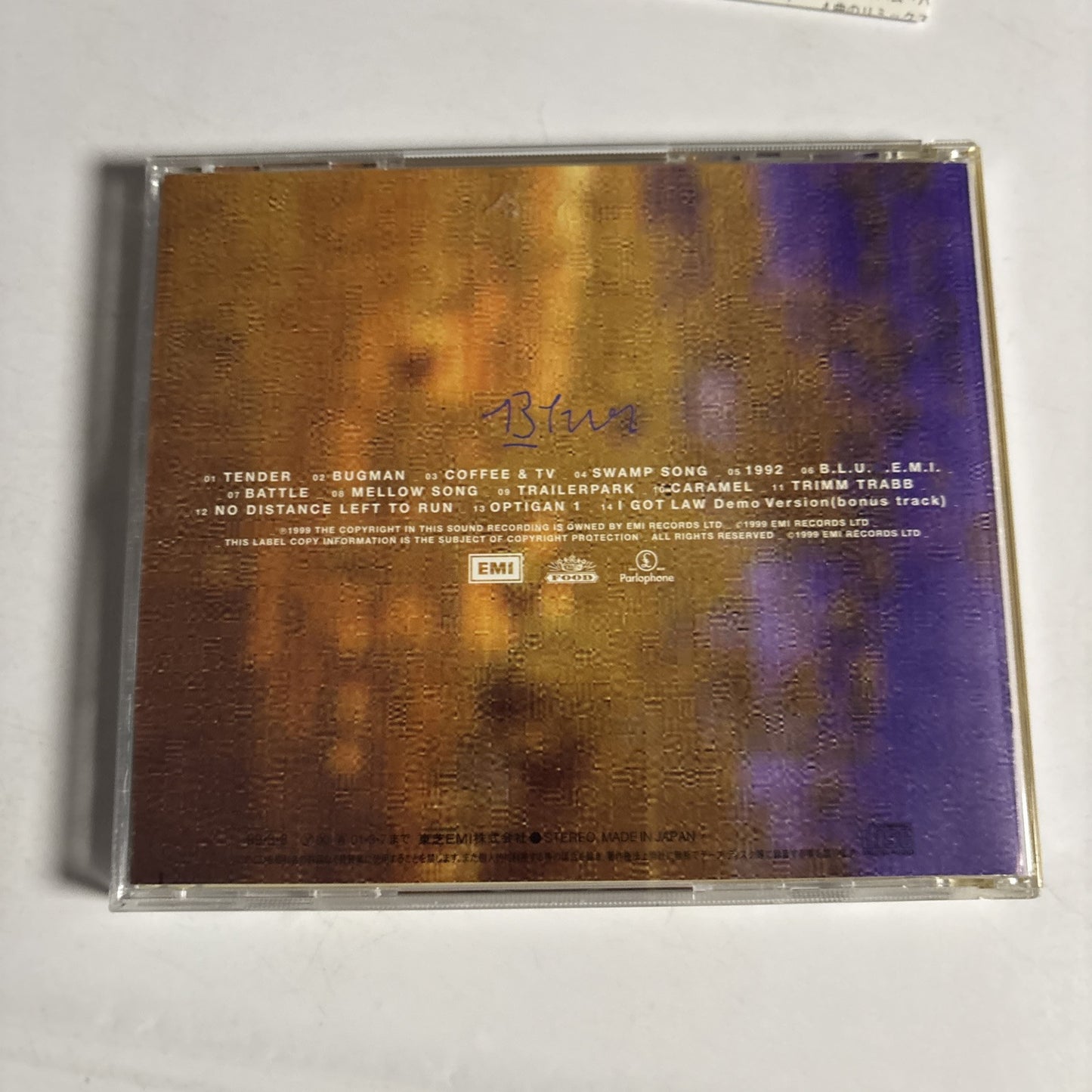 Blur – 13 (CD, 1999) Japan Bonus Track TOCP-65091