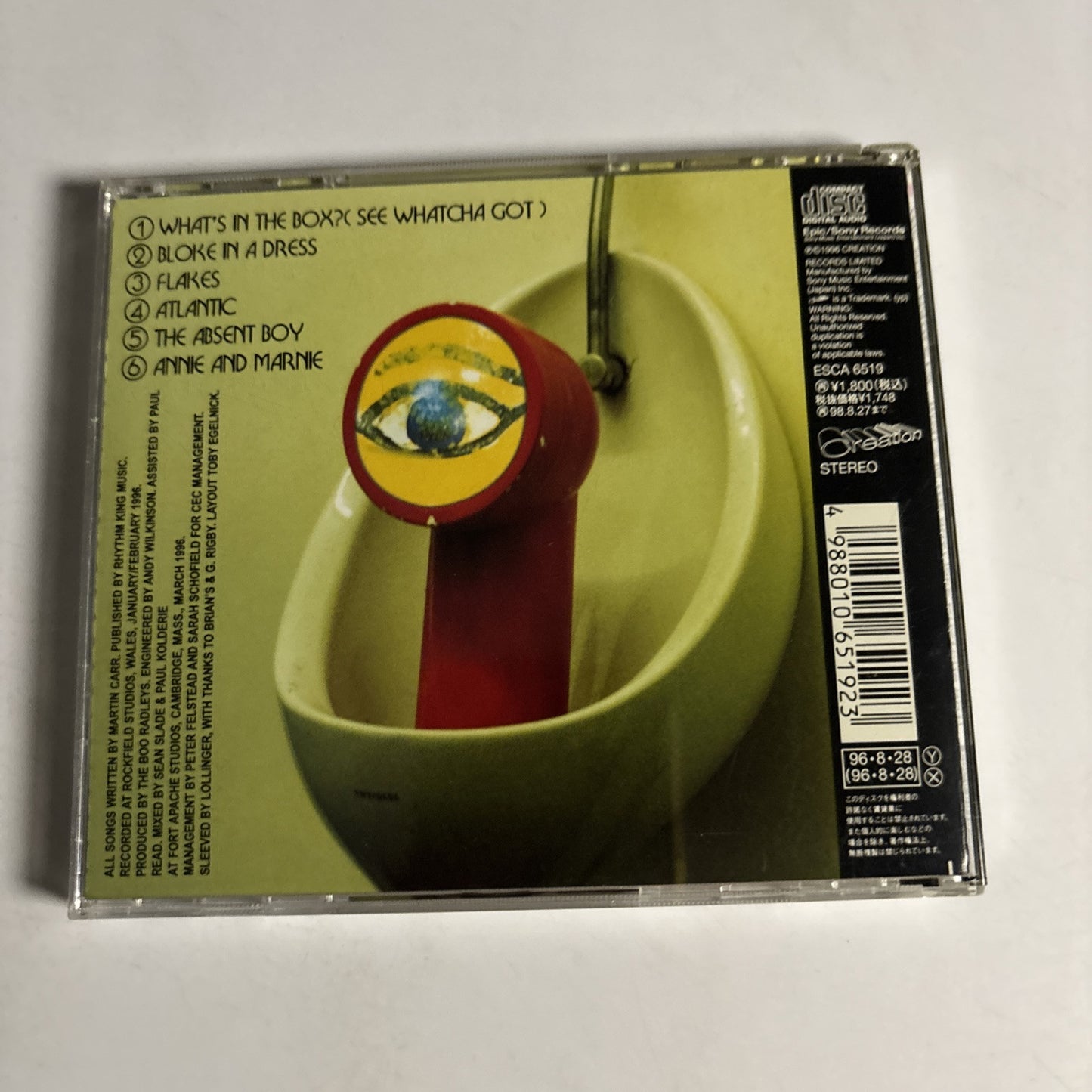 The Boo Radleys – What's In The Box? See Whatcha Got (CD, 1996) Japan ESCA 6519