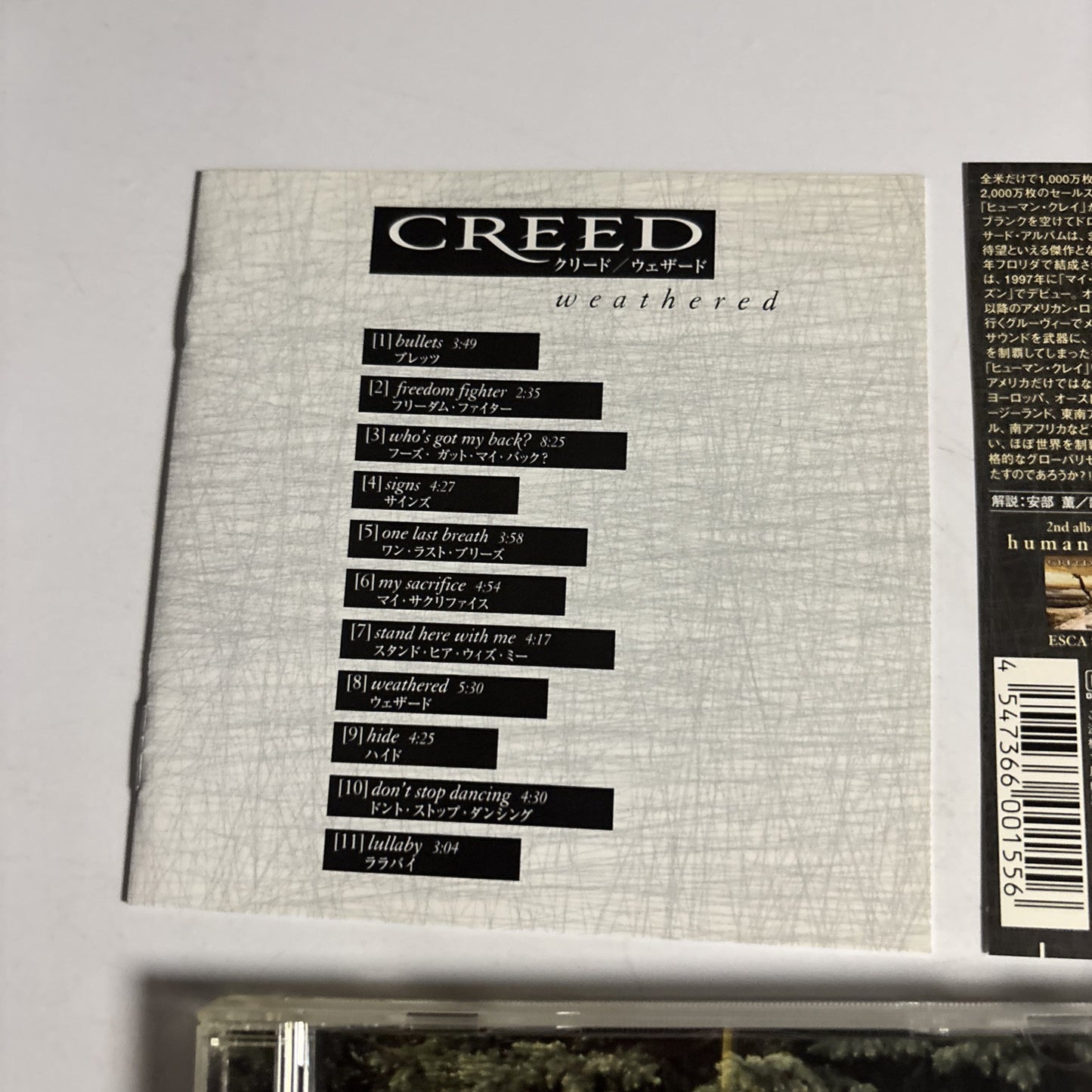 Creed – Weathered (CD, 2001) Japan obi EICP-33