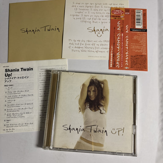 Shania Twain – Up! (CD, 2002, 2-Disc) Japan obi UICM-1024/5