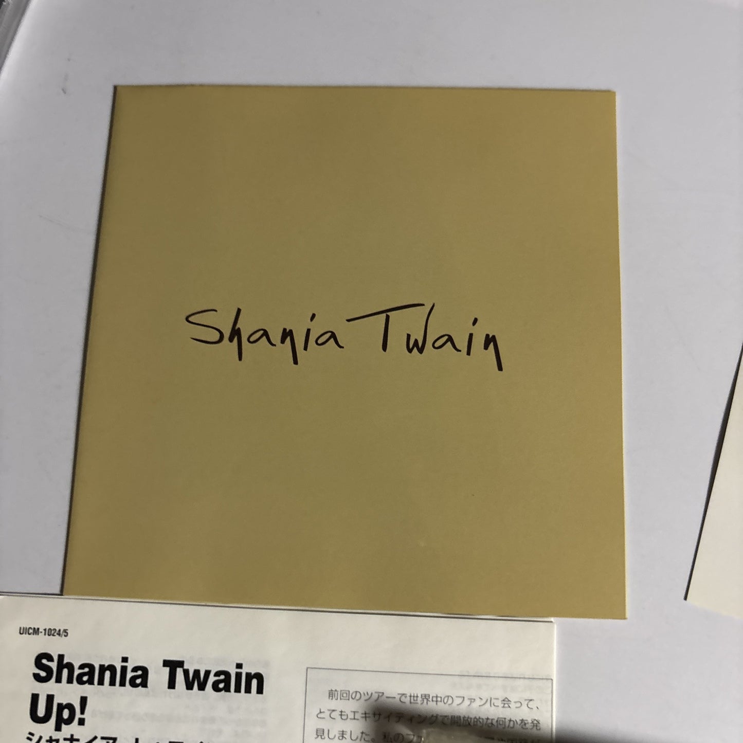 Shania Twain – Up! (CD, 2002, 2-Disc) Japan obi UICM-1024/5