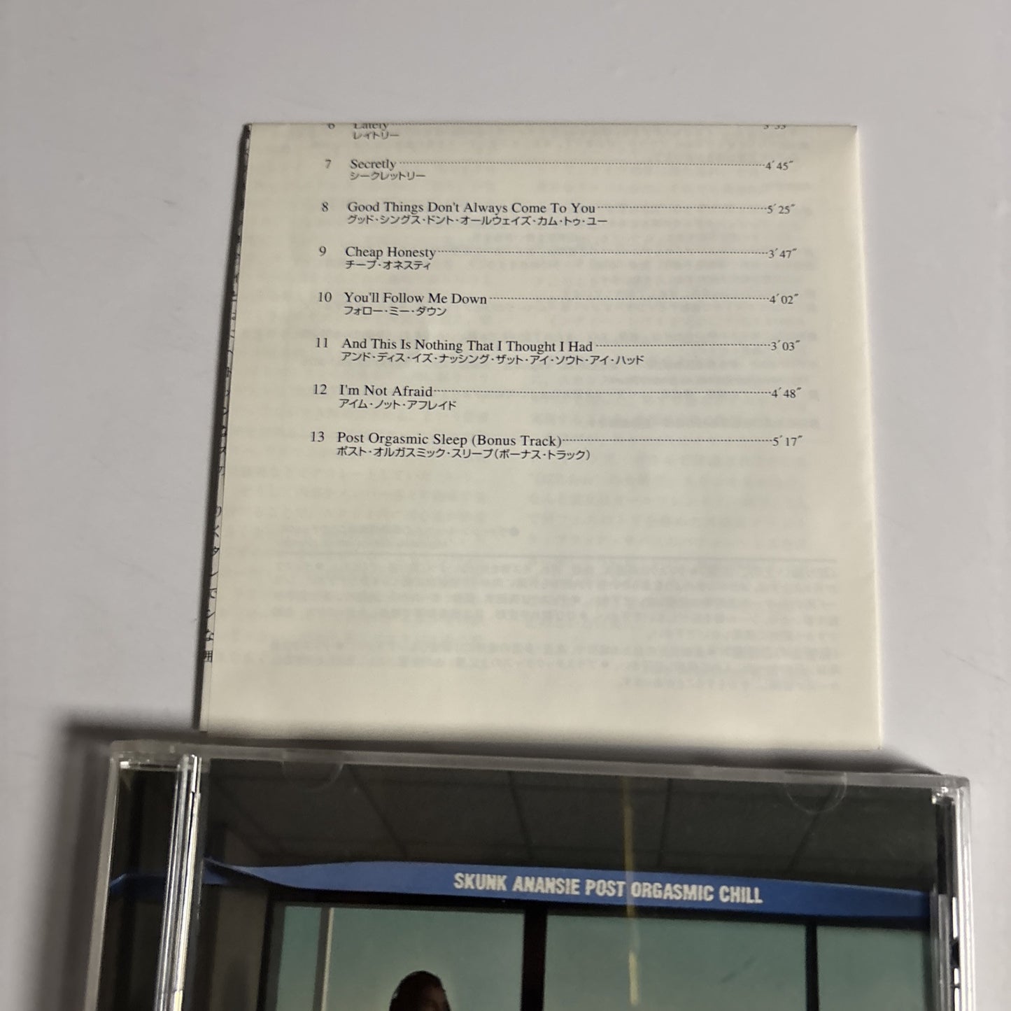 Skunk Anansie – Post Orgasmic Chill (CD, 1999) Japan Bonus Track VJCP-68117