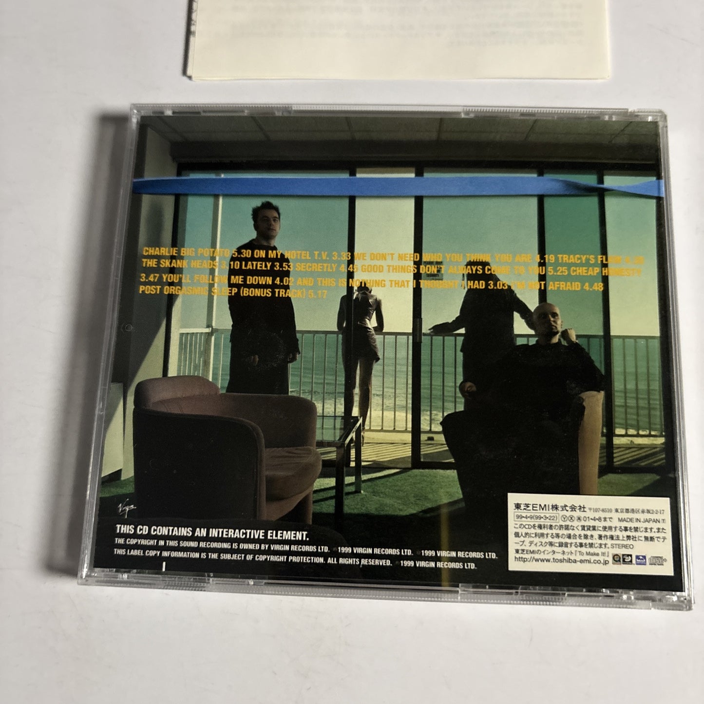 Skunk Anansie – Post Orgasmic Chill (CD, 1999) Japan Bonus Track VJCP-68117