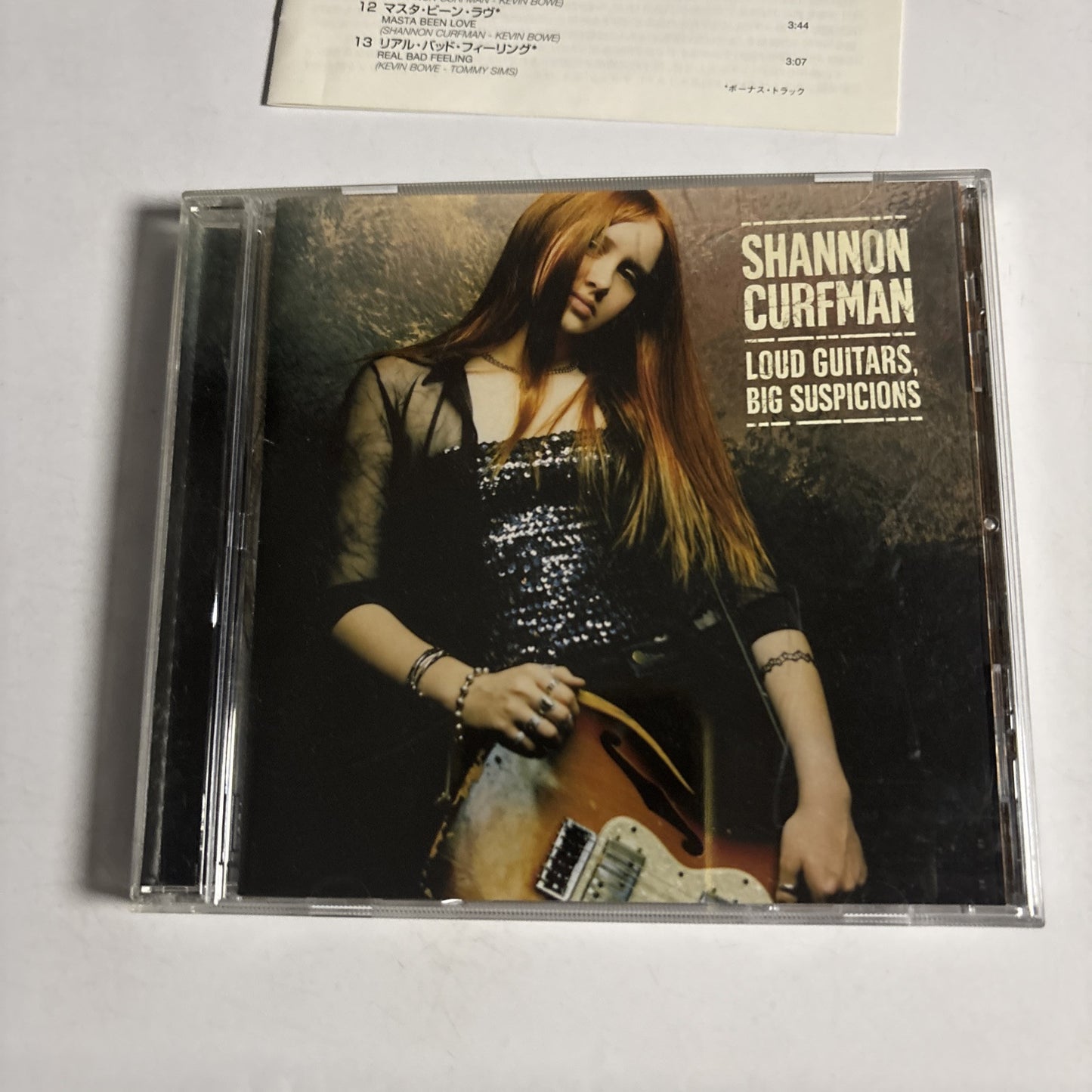 Shannon Curfman – Loud Guitars, Big Suspicions (CD, 2000) Japan Bonus Track