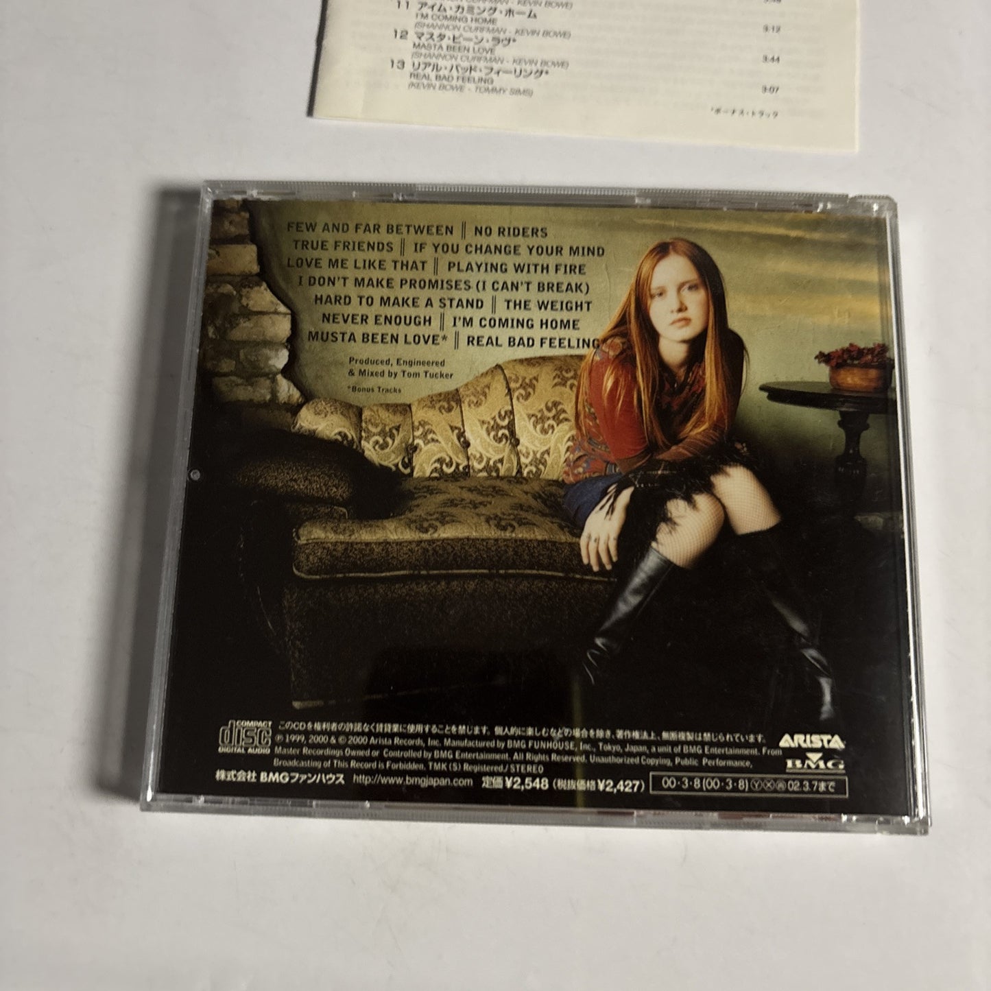 Shannon Curfman – Loud Guitars, Big Suspicions (CD, 2000) Japan Bonus Track