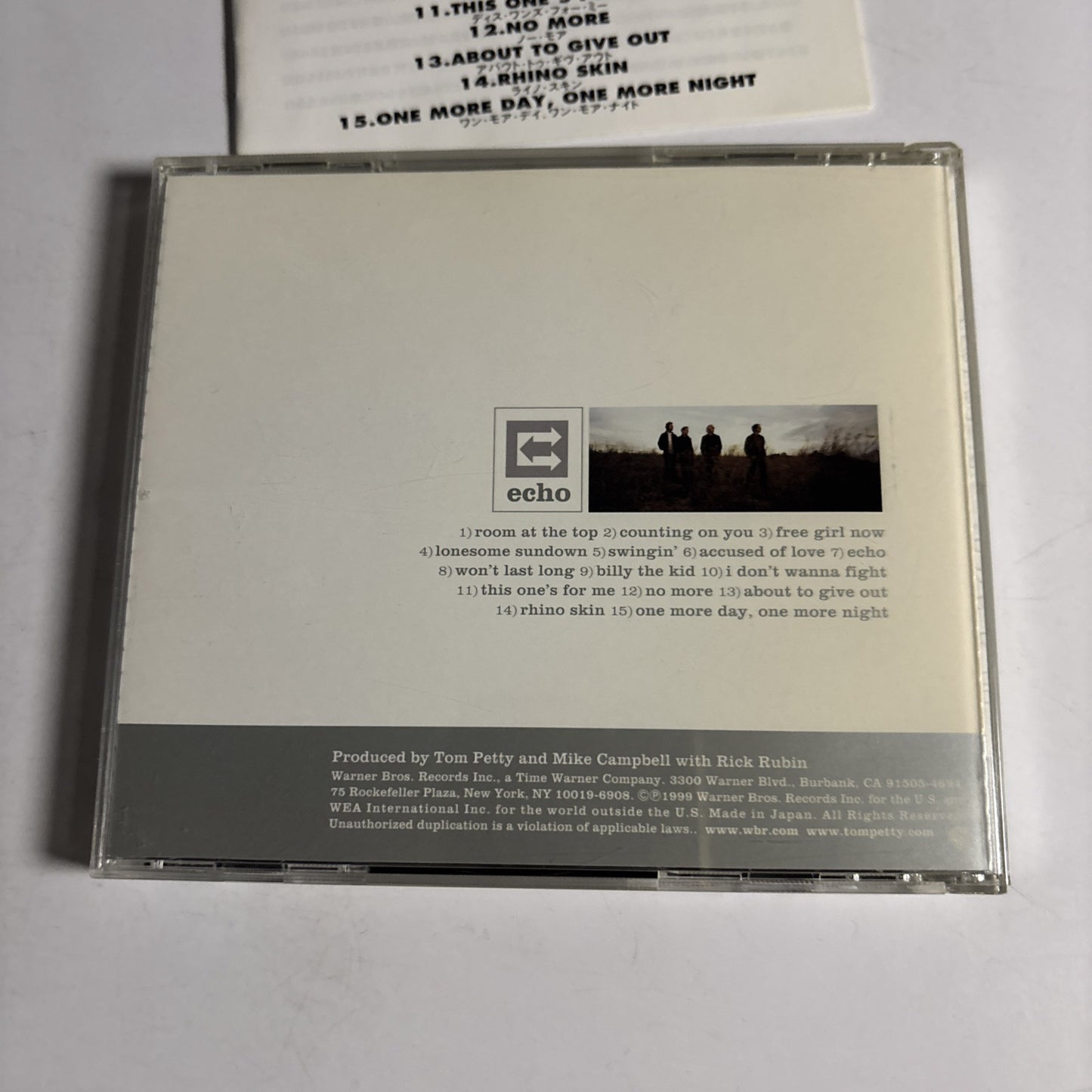 Tom Petty And The Heartbreakers – Echo (CD, 1999) Japan WPCR-10213
