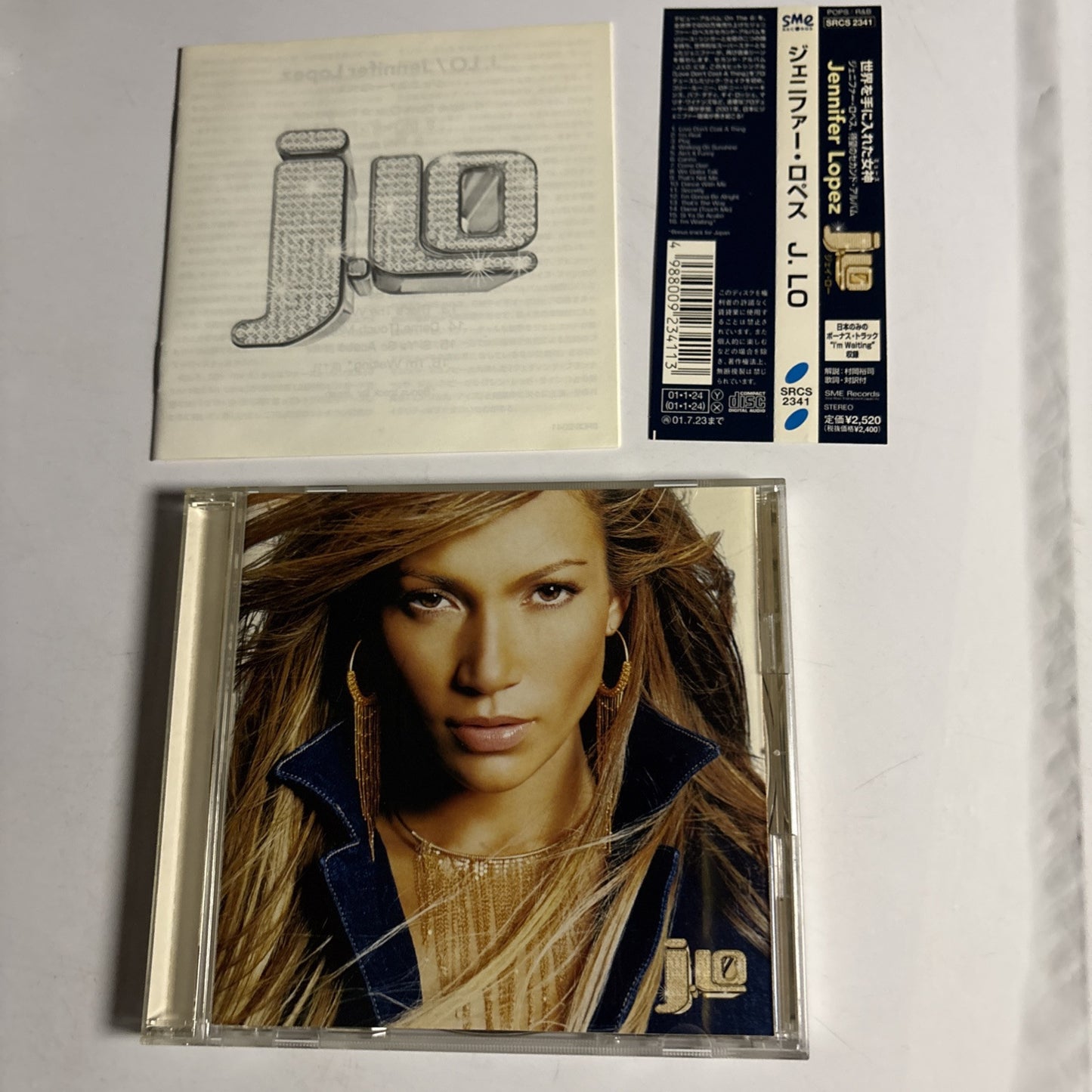 Jennifer Lopez – J.Lo (CD, 2001) Japan Bonus Track, obi SRCS 2341