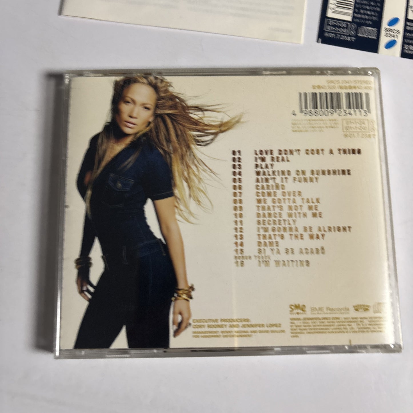 Jennifer Lopez – J.Lo (CD, 2001) Japan Bonus Track, obi SRCS 2341