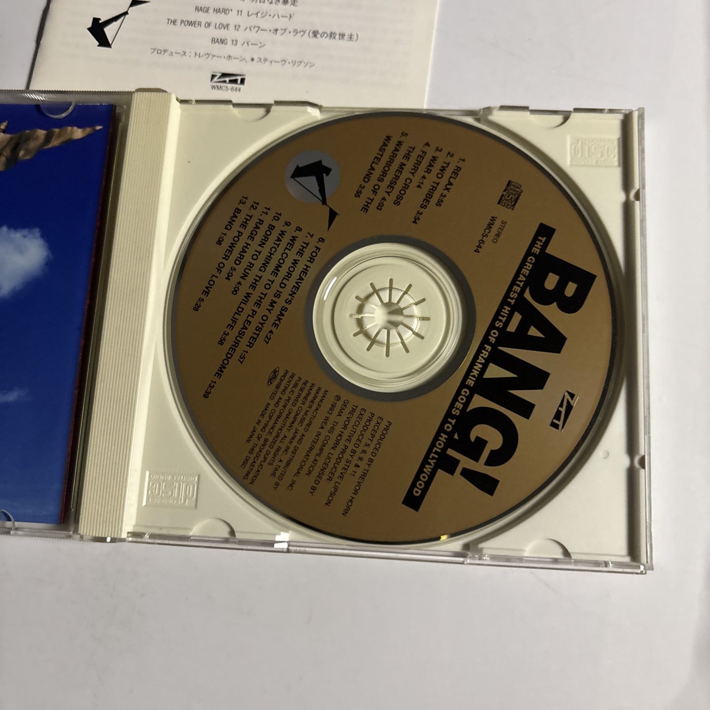 Bang!...The Greatest Hits Of Frankie Goes To Hollywood (CD, 1993) Japan WMC5-644