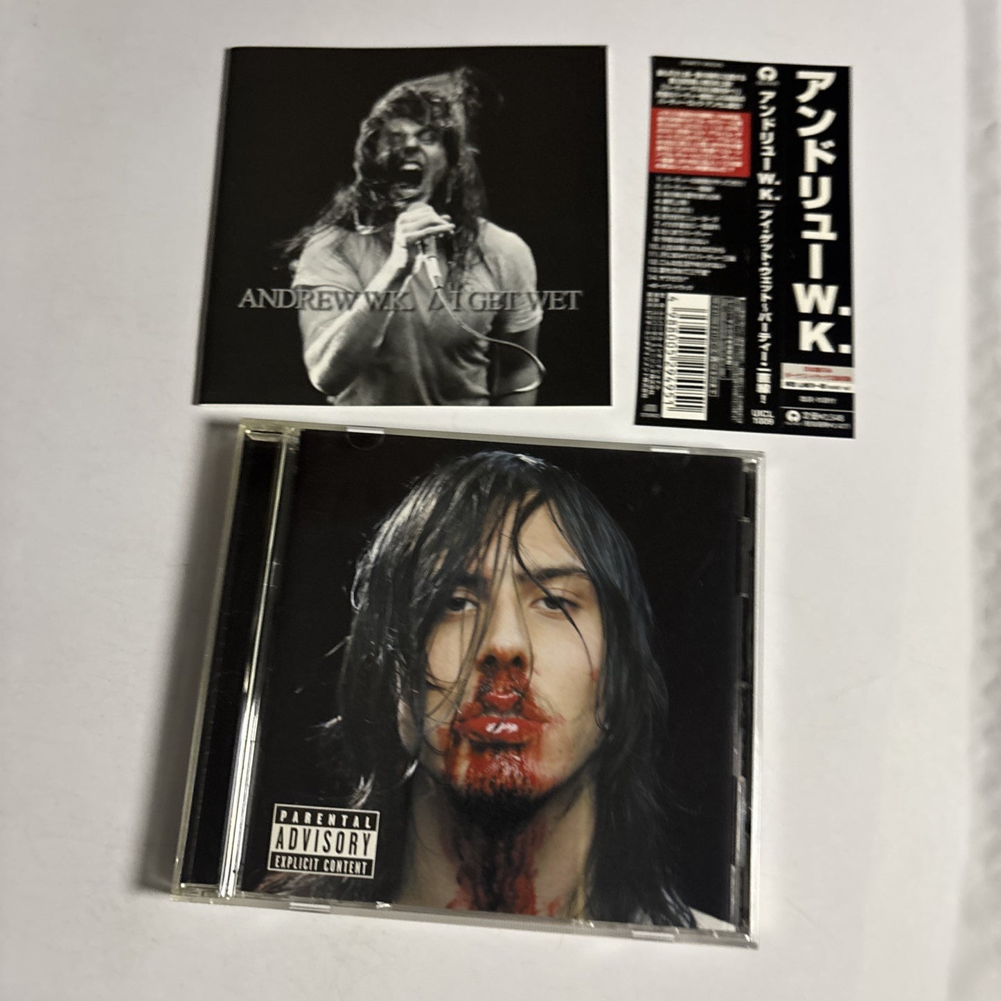 Andrew W.K. – I Get Wet (CD, 2002) Japan Bonus Track, obi UICL-1009