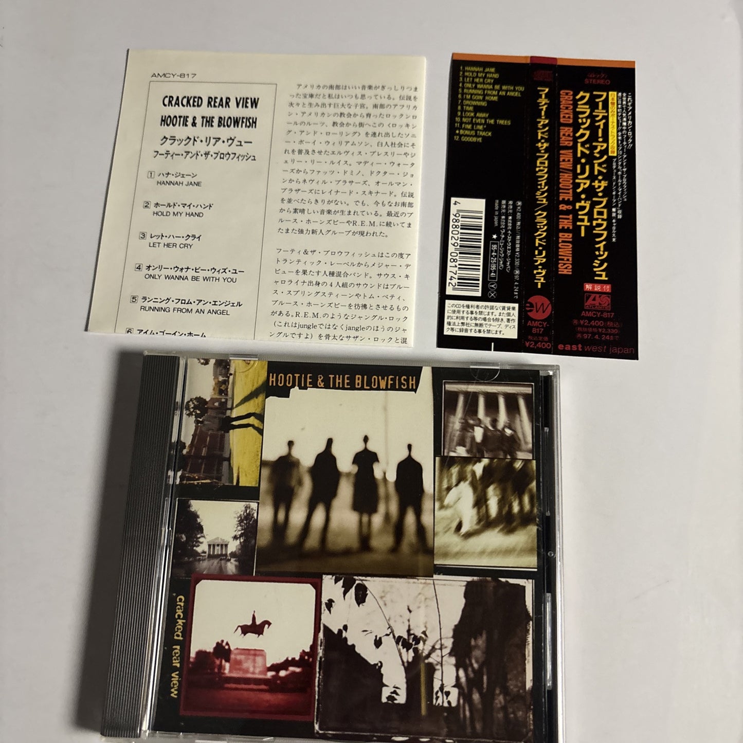 Hootie & The Blowfish – Cracked Rear View (CD, 1995) Japan Bonus Track, obi