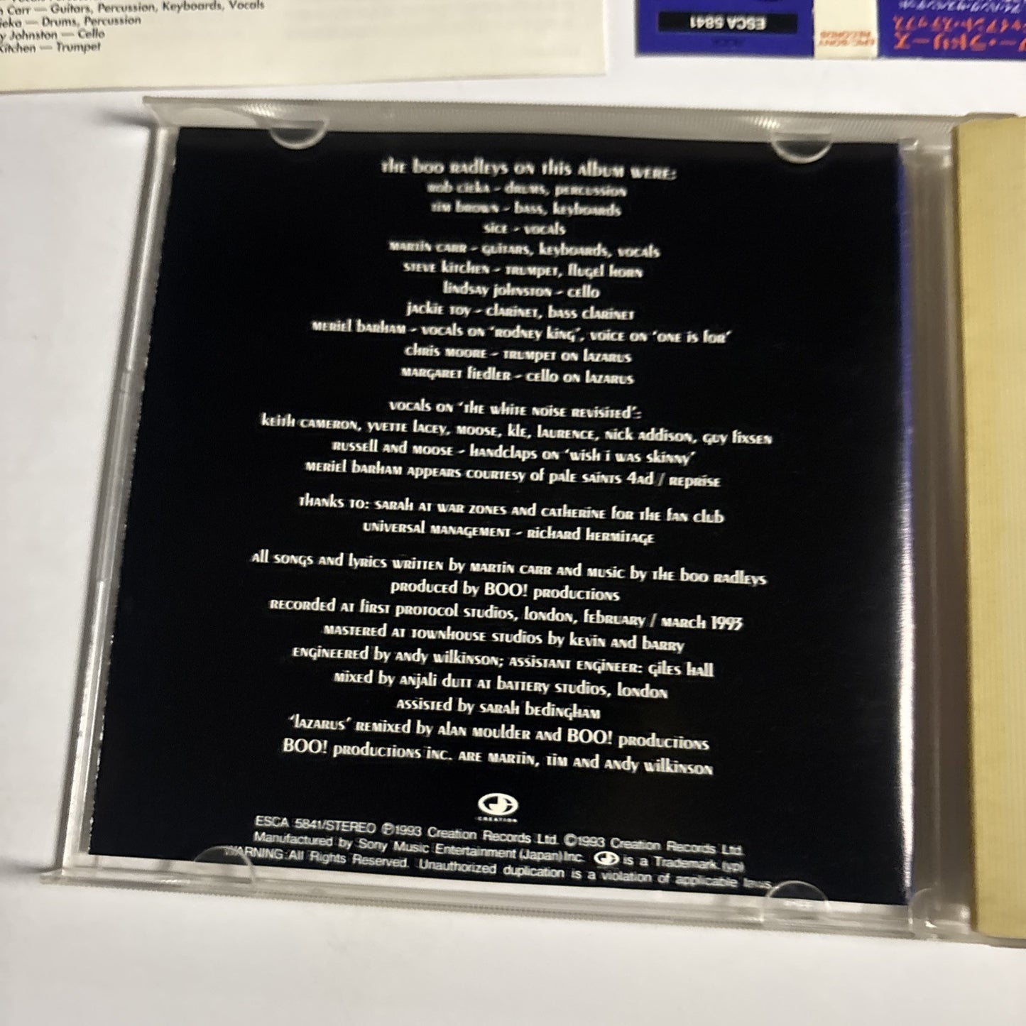 The Boo Radleys – Giant Steps (CD, 1995) Japan Bonus Track, obi ESCA 5841