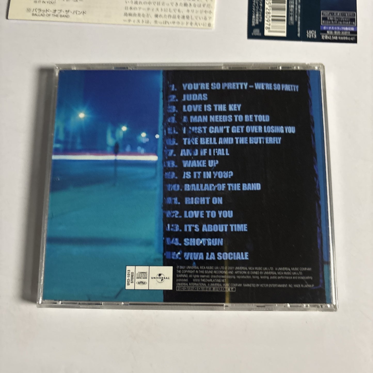 The Charlatans – Wonderland (CD, 2001) Japan Bonus Track, obi UICI-1013