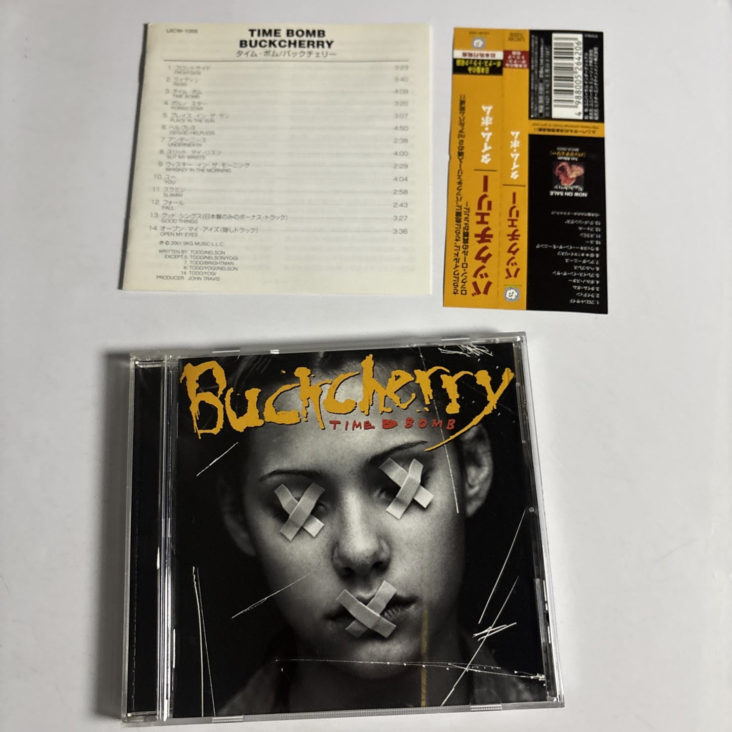 Buckcherry – Time Bomb (CD, 2001) Japan Bonus Track, obi UICW-1005